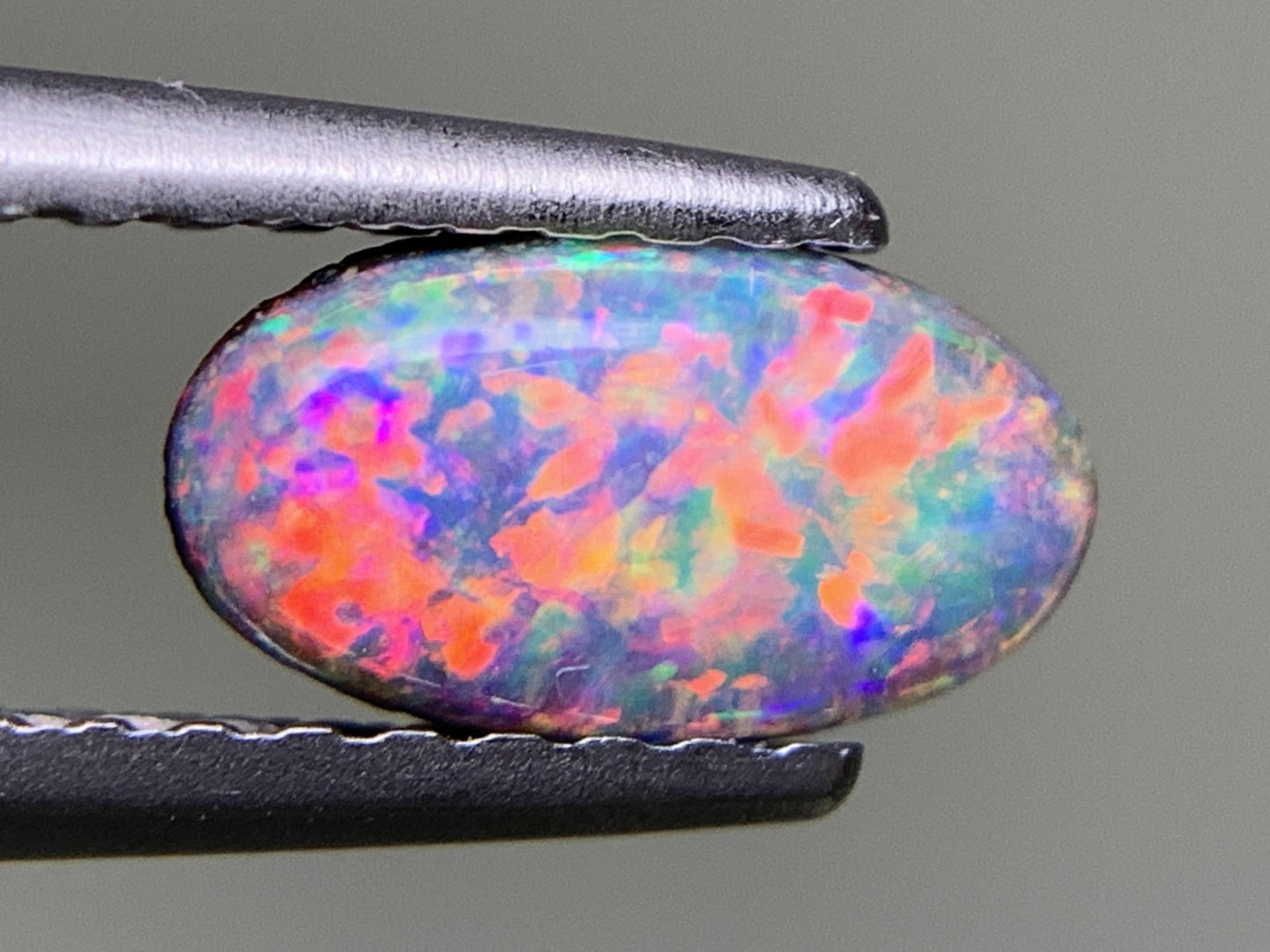 ボルダーオパール 天然 0.742ct 宝石ソーティング付き 7.9㎜×4.3㎜×2.9㎜ ルース（ 裸石 ） 6115Y