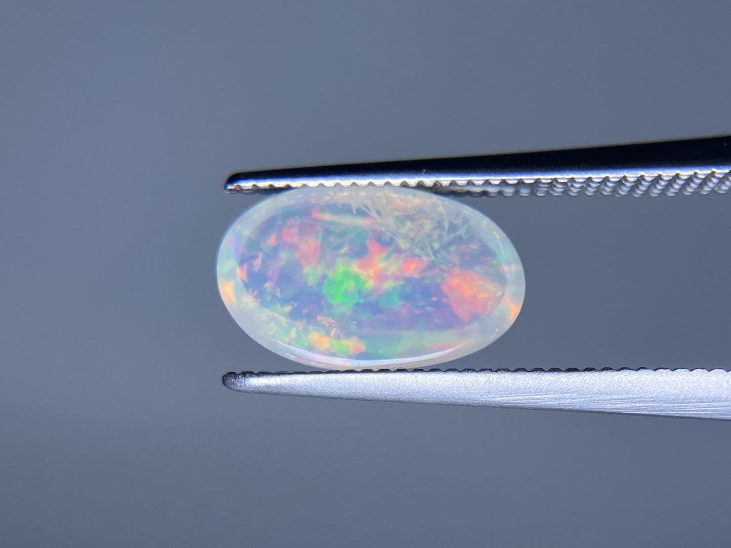 オパール 1.477ct 宝石ソーティング付き 11.1㎜×6.9㎜×4.4㎜ ルース（ 裸石 ） 3490S