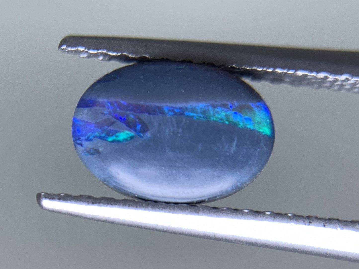 ブラックオパール 天然  1.149ct  宝石ソーティング付き  8.0㎜×5.7㎜×3.6㎜  ルース（ 裸石 ）  5490Y