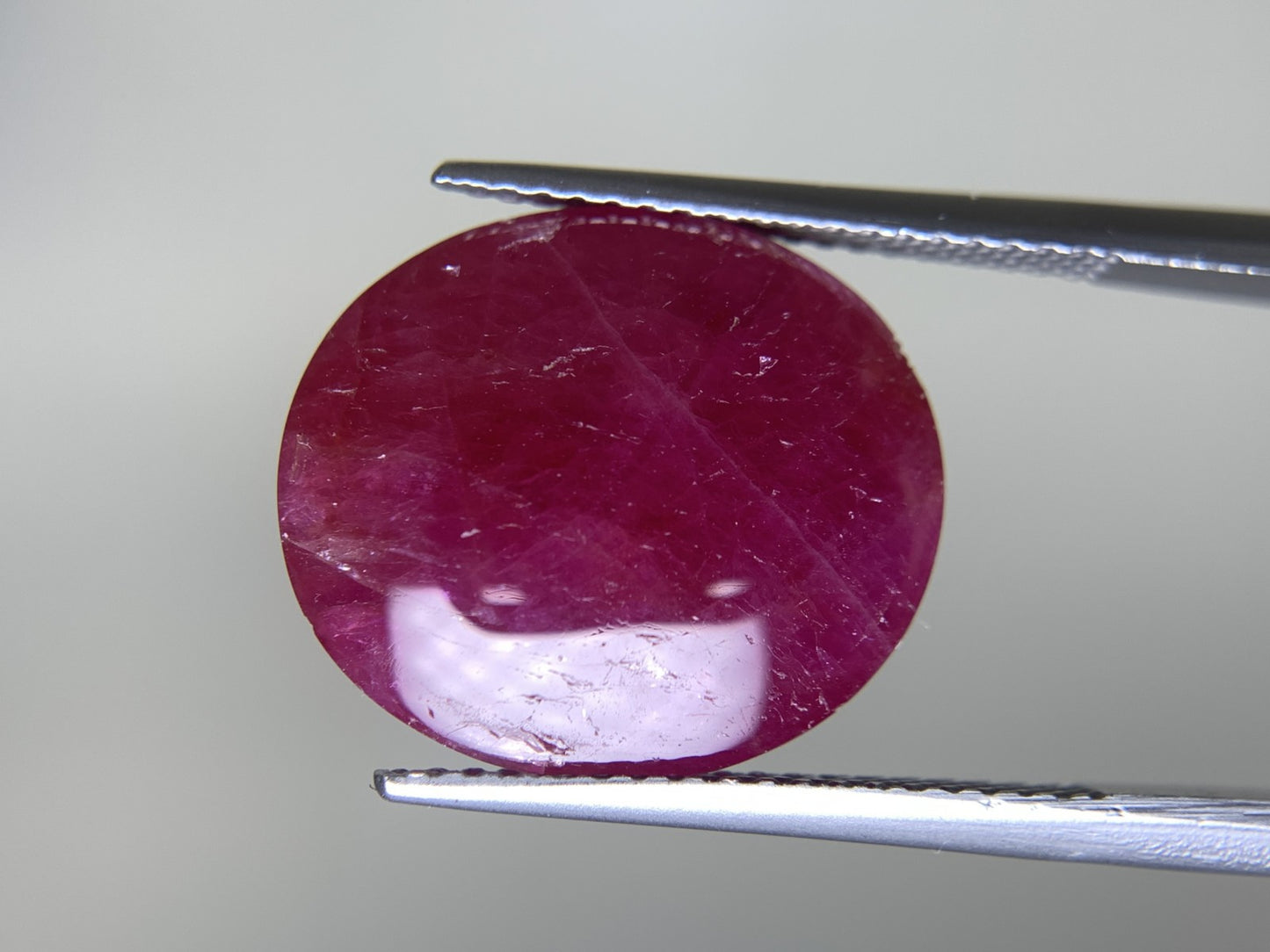 ルビー 天然 13.480ct 宝石ソーティング付き 15.9㎜×14.0㎜×6.0㎜ ルース（ 裸石 ） 7188Y