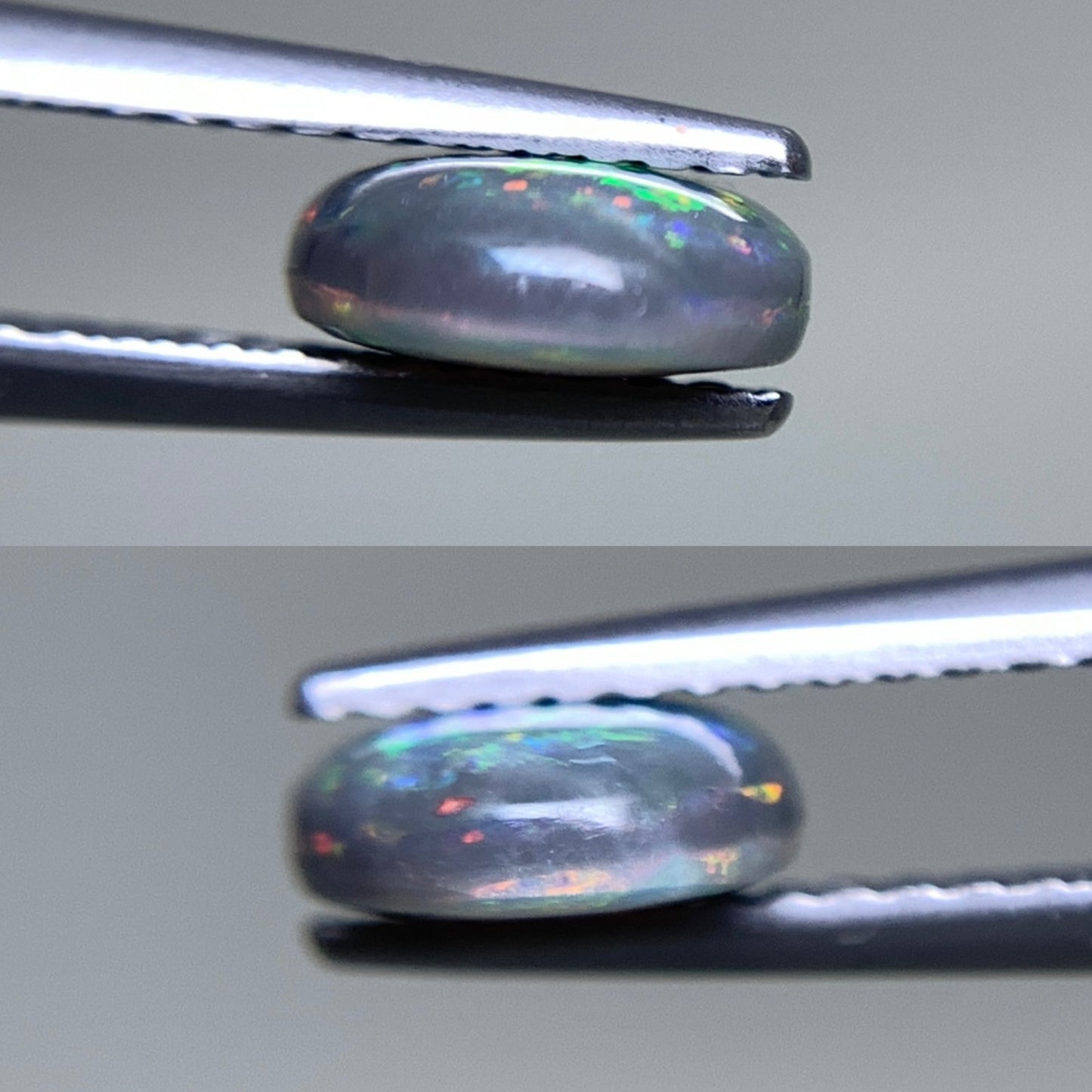 ブラックオパール 天然  1.123ct  宝石ソーティング付き  8.6㎜×6.9㎜×2.7㎜  ルース（ 裸石 ）  5463Y