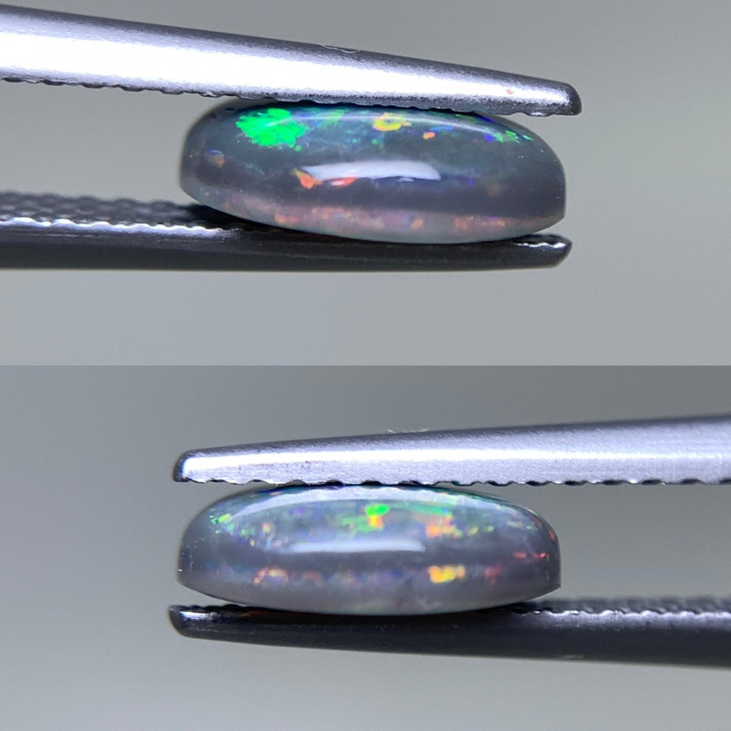 ブラックオパール 天然  1.123ct  宝石ソーティング付き  8.6㎜×6.9㎜×2.7㎜  ルース（ 裸石 ）  5463Y
