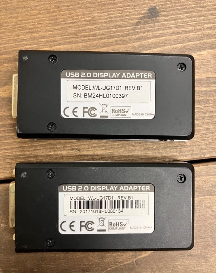 Wavlink マルチディスプレイアダプター　USB2.0 2個セット　 2582YY