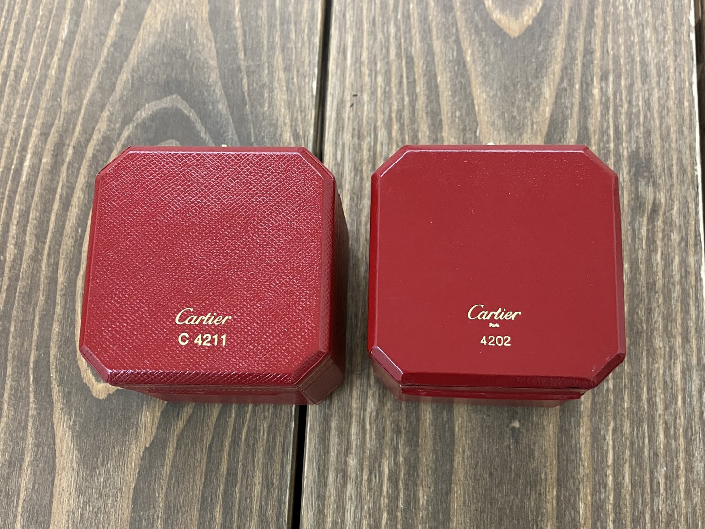 Cartier カルティエ ジュエリーケース 2点セット 指輪 空箱 8703YY