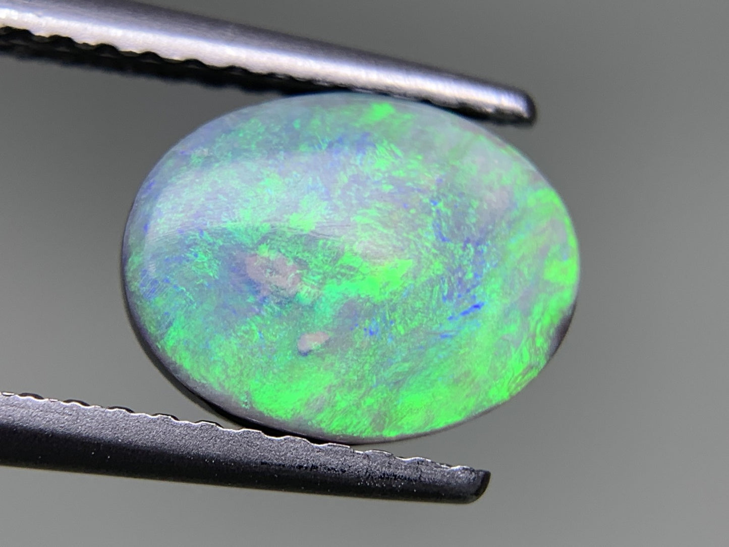 ブラックオパール 天然 1.031ct 宝石ソーティング付き 9.2㎜×7.1㎜×2.2㎜ ルース（ 裸石 ） 6359Y