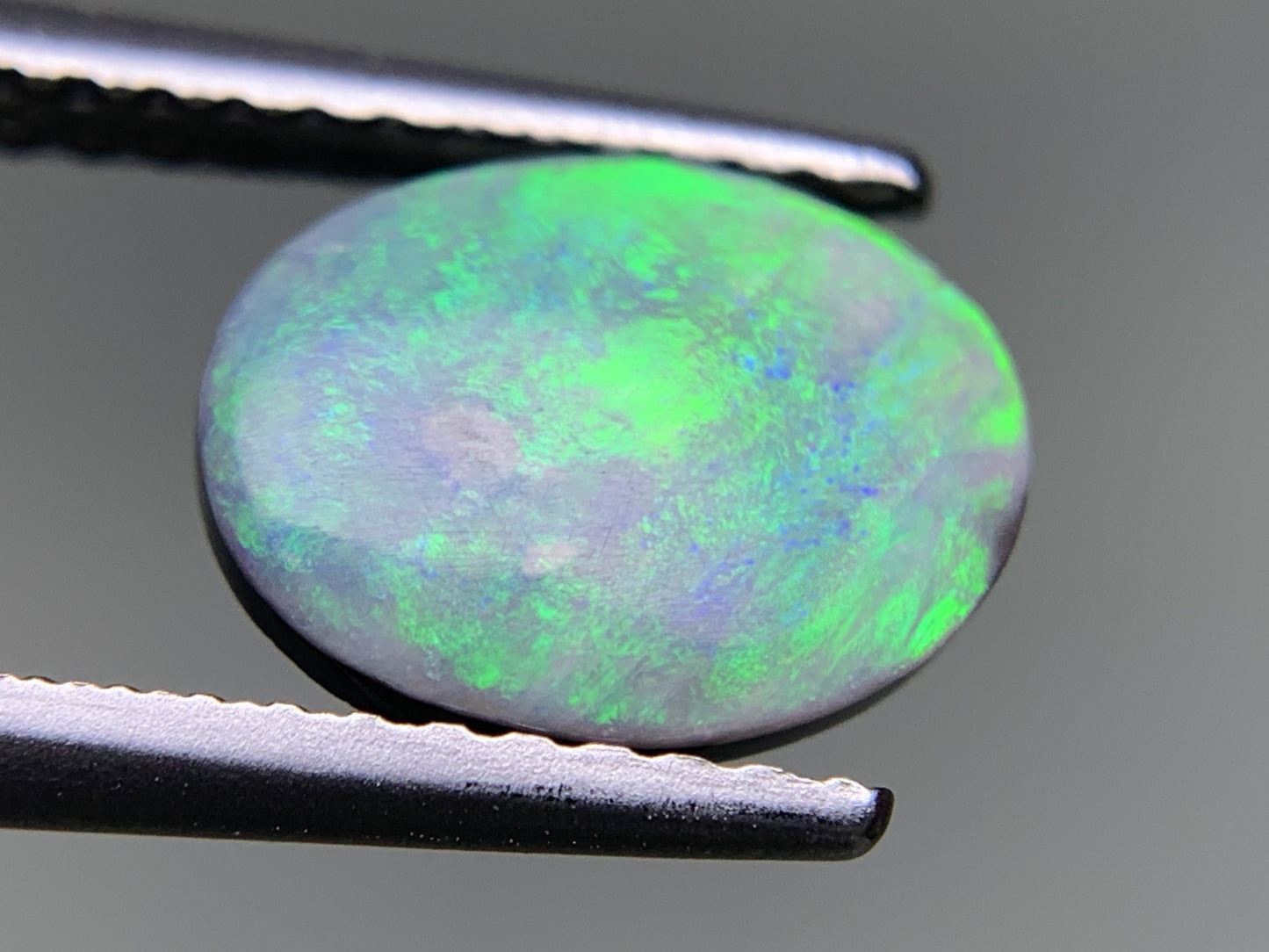 ブラックオパール 天然 1.031ct 宝石ソーティング付き 9.2㎜×7.1㎜×2.2㎜ ルース（ 裸石 ） 6359Y
