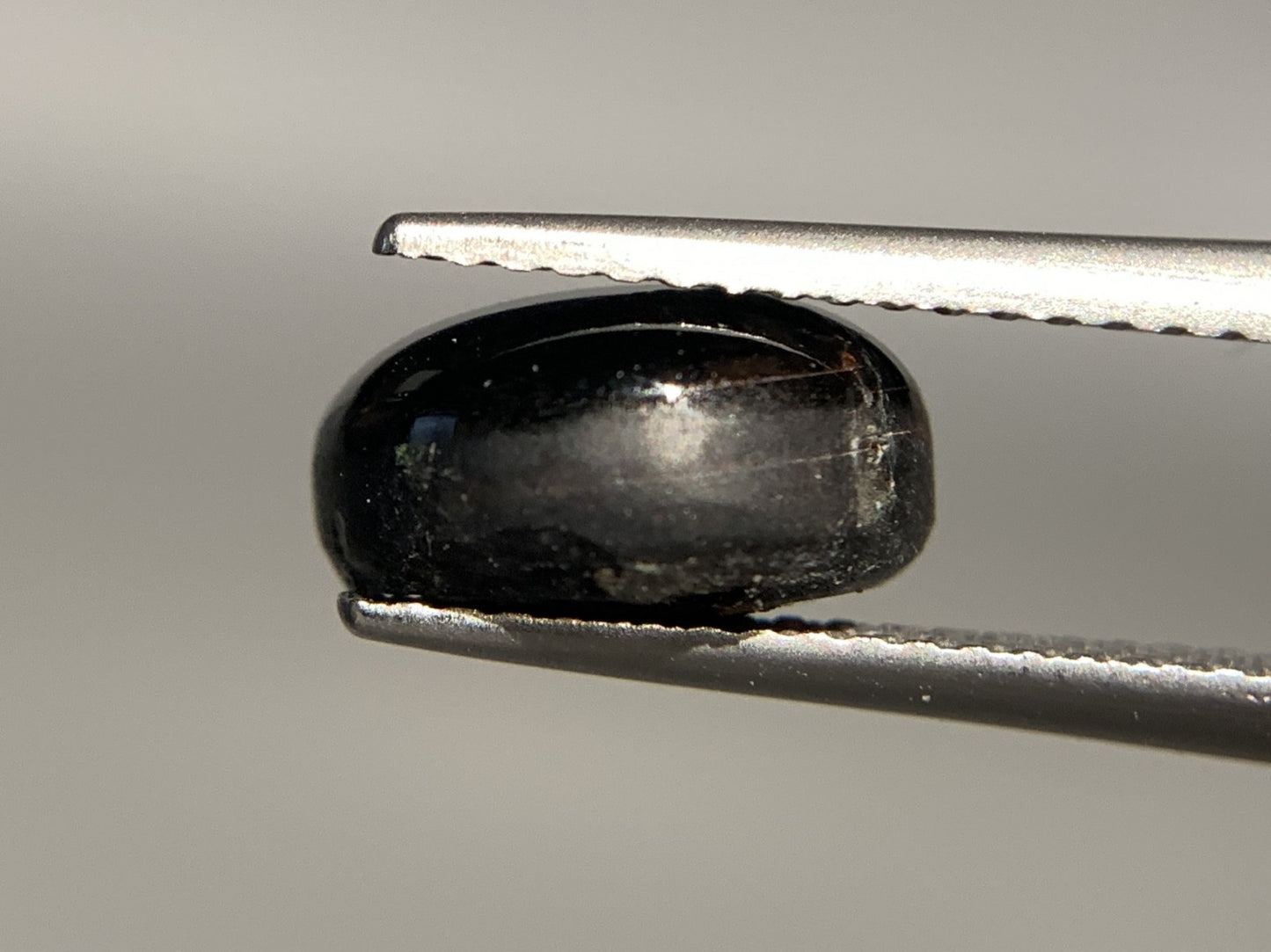 ブラックスターサファイア 天然  5.401ct  宝石ソーティング付き  10.2㎜×8.0㎜×5.5㎜  ルース（ 裸石 ）  5343Y
