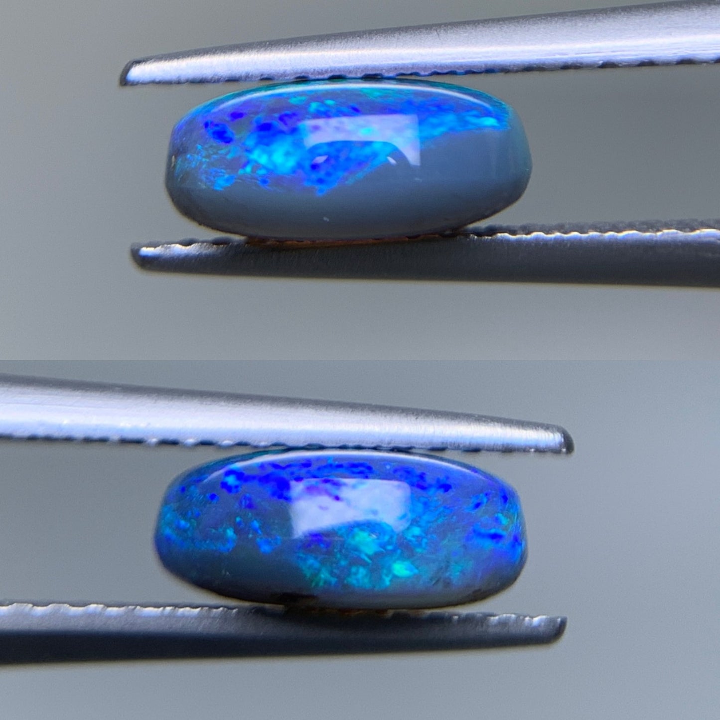 ブラックオパール 天然 1.701ct 宝石ソーティング付き 8.9㎜×7.4㎜×3.8㎜ ルース（ 裸石 ） 6198Y