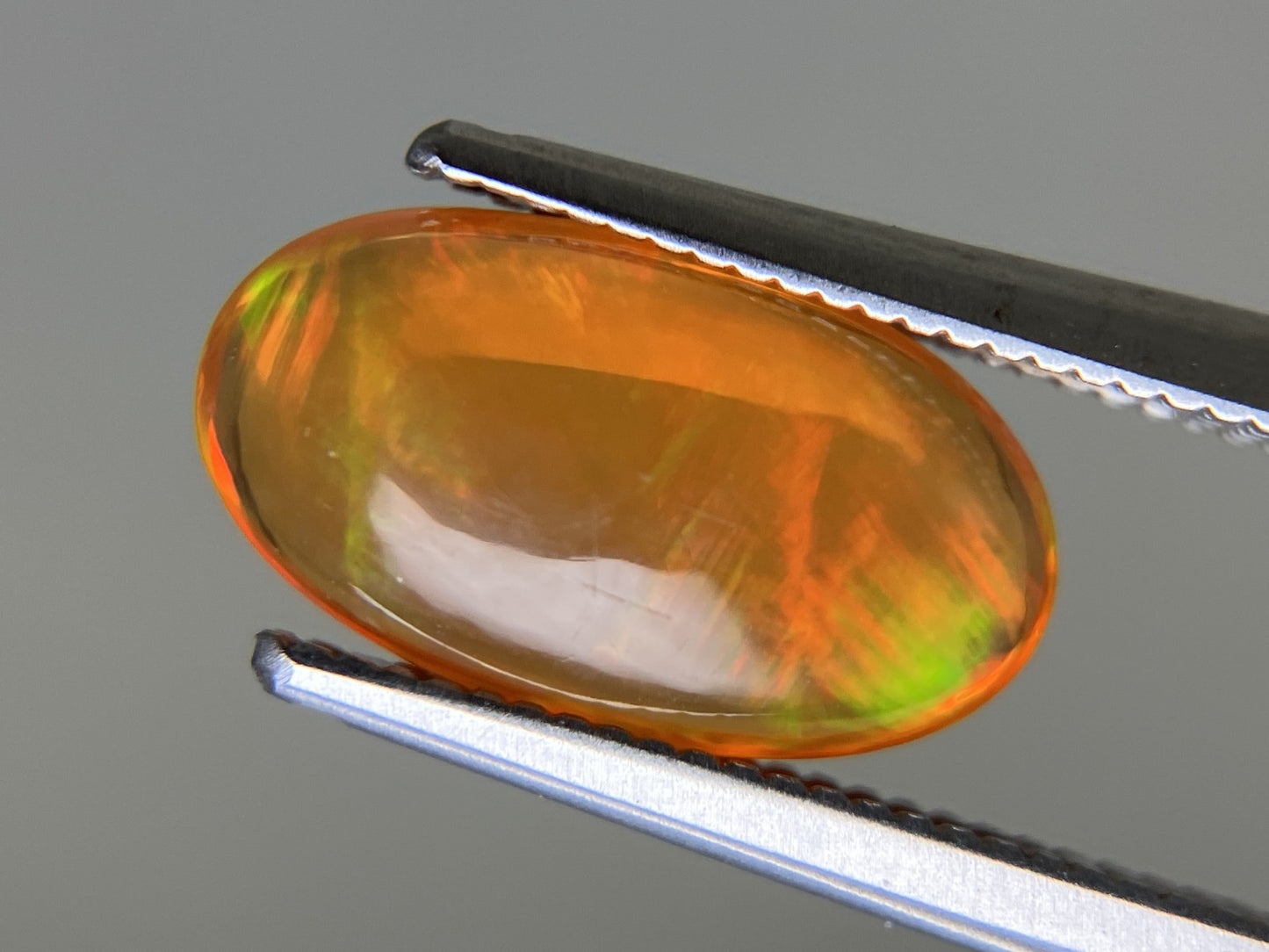 ファイアオパール  天然   1.731ct   宝石ソーティング付き   12.0㎜×6.7㎜×3.6㎜    天然 ルース（ 裸石 ）  5541YY