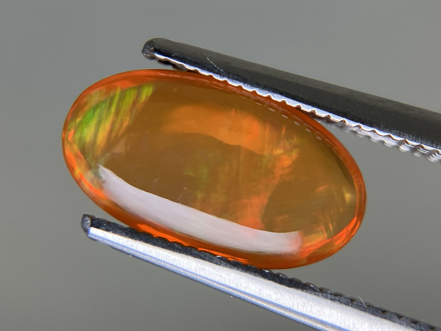 ファイアオパール  天然   1.731ct   宝石ソーティング付き   12.0㎜×6.7㎜×3.6㎜    天然 ルース（ 裸石 ）  5541YY