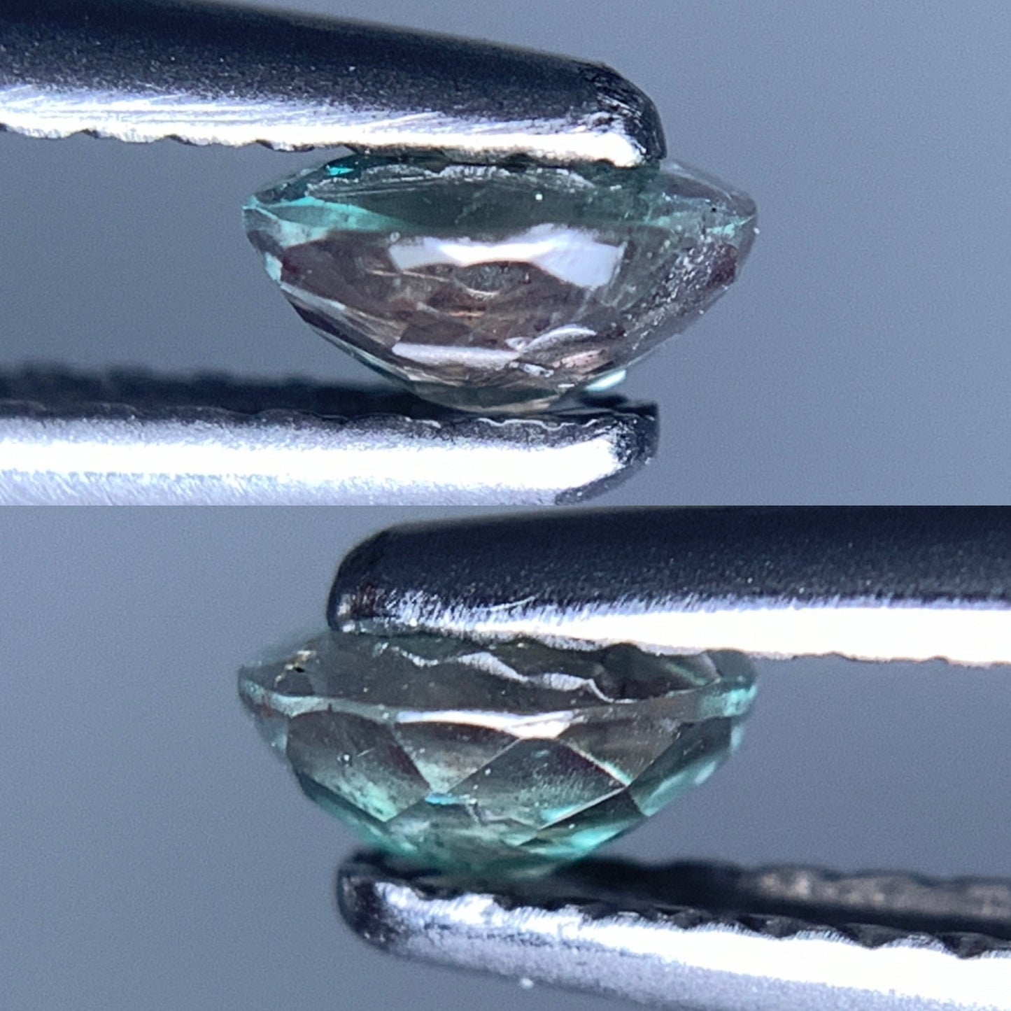 アレキサンドライト 天然 0.351ct 中央宝石ソーティング付き 4.65㎜×3.85㎜×2.38㎜ ルース（ 裸石 ） 7105Y