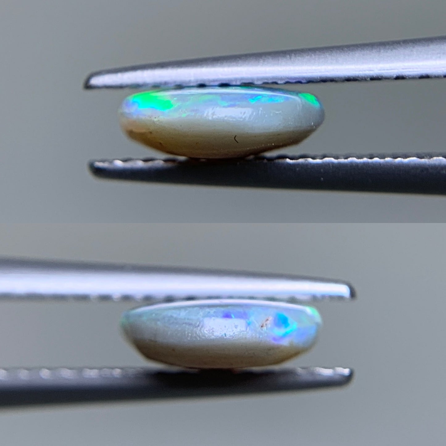 ブラックオパール 天然 1.214ct カン有り 宝石ソーティング付き 9.2㎜×7.7㎜×2.7㎜ ルース（ 裸石 ） 6329Y