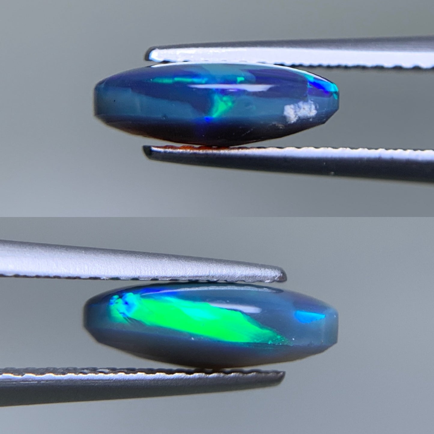 ブラックオパール 天然 1.927ct 宝石ソーティング付き 11.0㎜×7.6㎜×3.8㎜ ルース（ 裸石 ） 6380Y