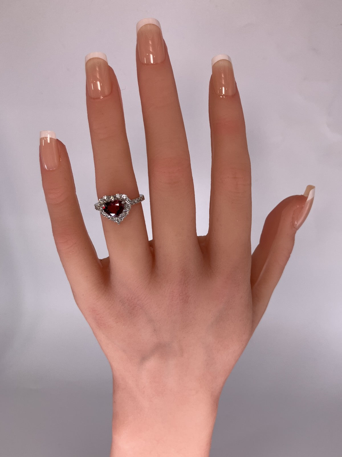ルビー 1.42ct 非加熱 No heat GIA鑑別書 D0.72ct PT900 5.6g 指輪 （JP9号） サイズ直し無料 8089K