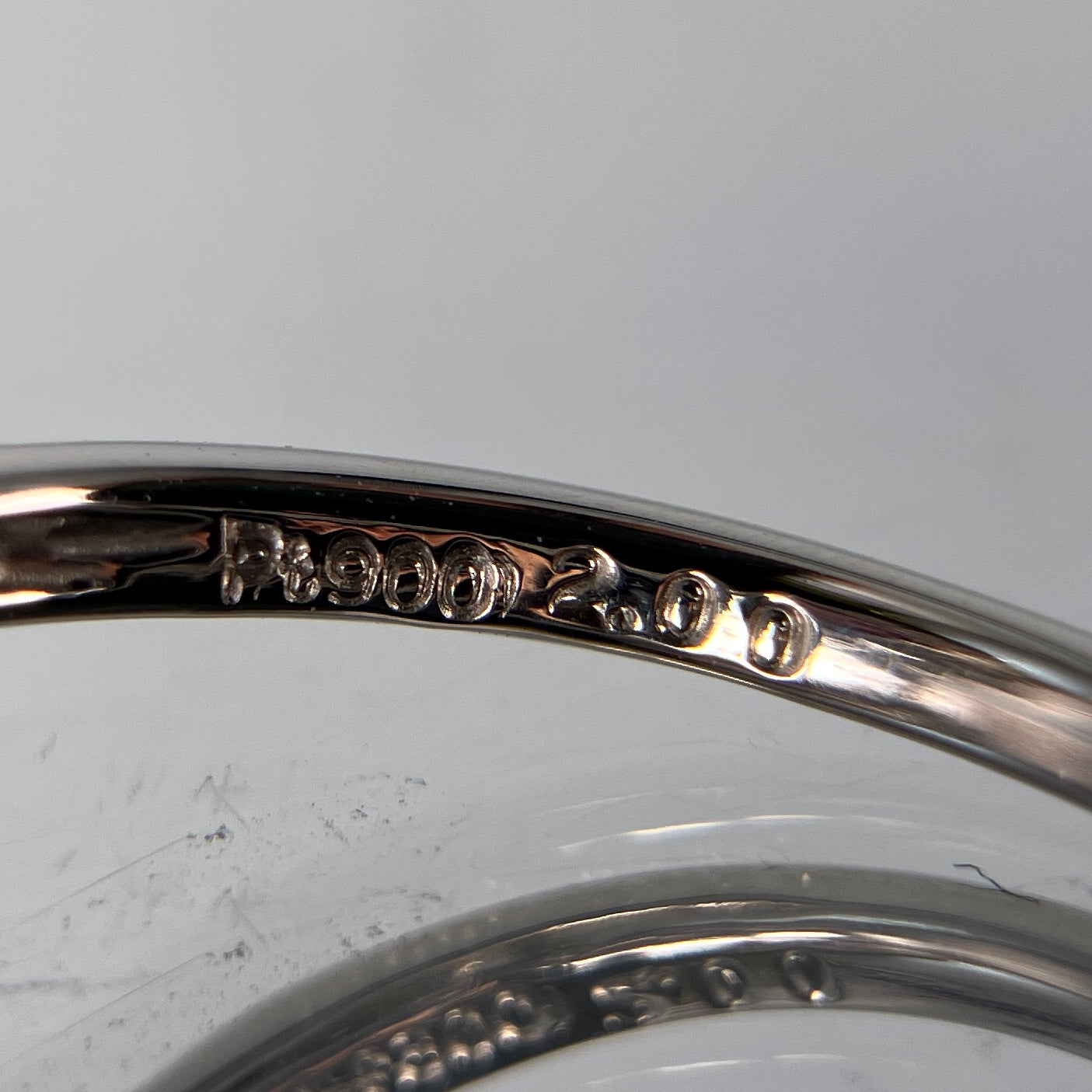 サファイア 2.00ct パパラチャ Padparadscha AIGS鑑別書 D0.68ct PT900 4.8g 指輪 （JP10号） サイズ直し無料 8577K