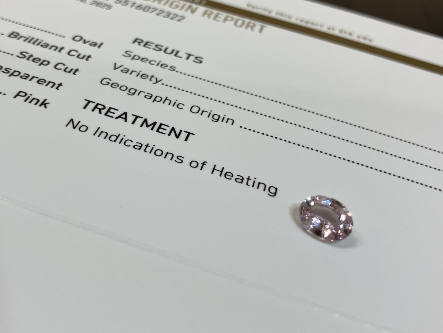 サファイア 1.20ct GIA鑑別書付き 非加熱 7.53㎜×5.86㎜×3.27㎜ ルース（ 裸石 ） 3826YY