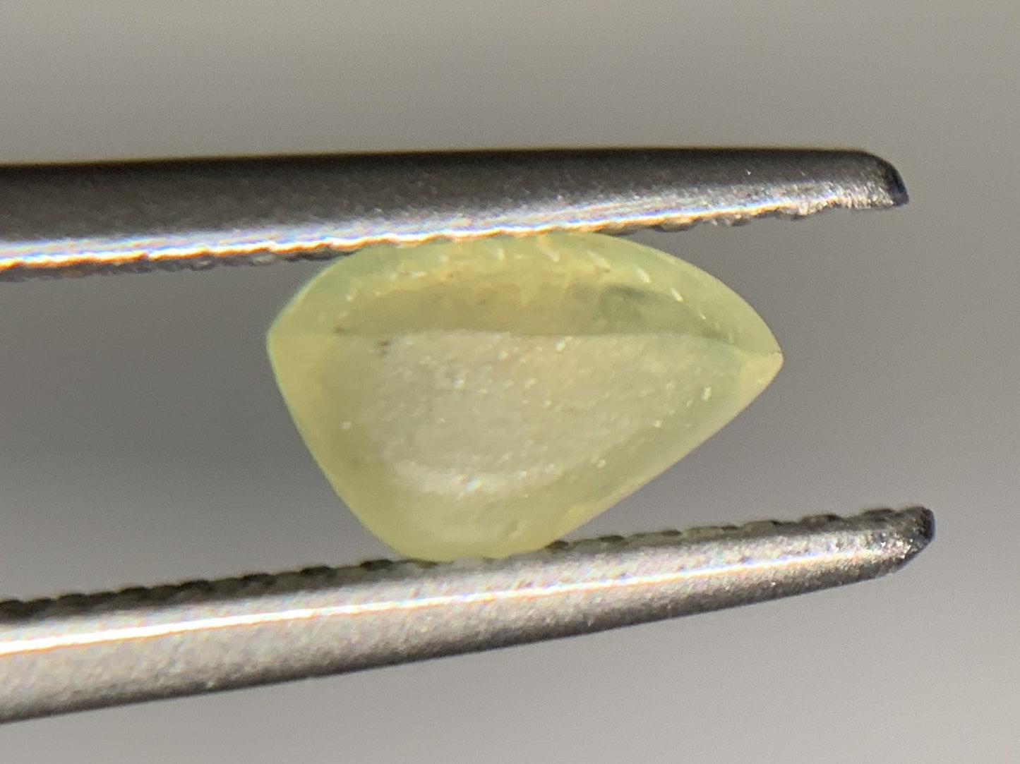クリソベリルキャッツアイ 1.244ct  宝石ソーティング付き  7.0㎜×3.8㎜×4.7㎜  ルース（ 裸石 ） 4024Y
