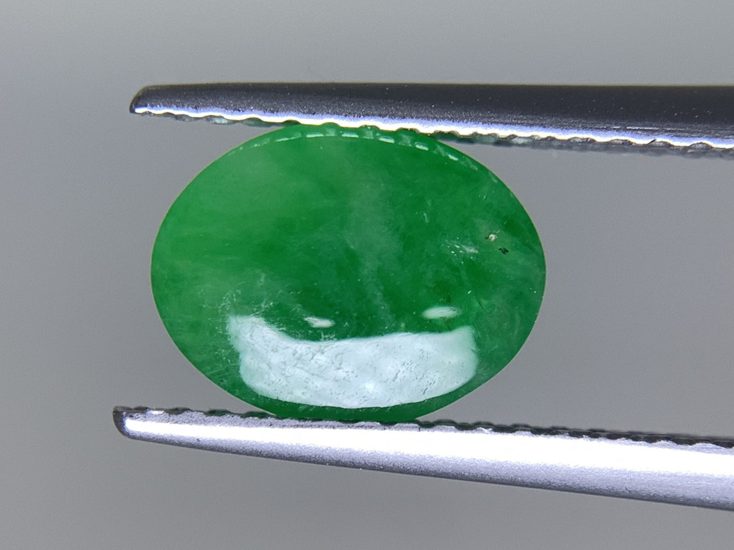 ヒスイ 翡翠  天然  1.798ct  宝石ソーティング付き  8.8㎜×6.7㎜×3.6㎜   ルース（ 裸石 ） 5279Y