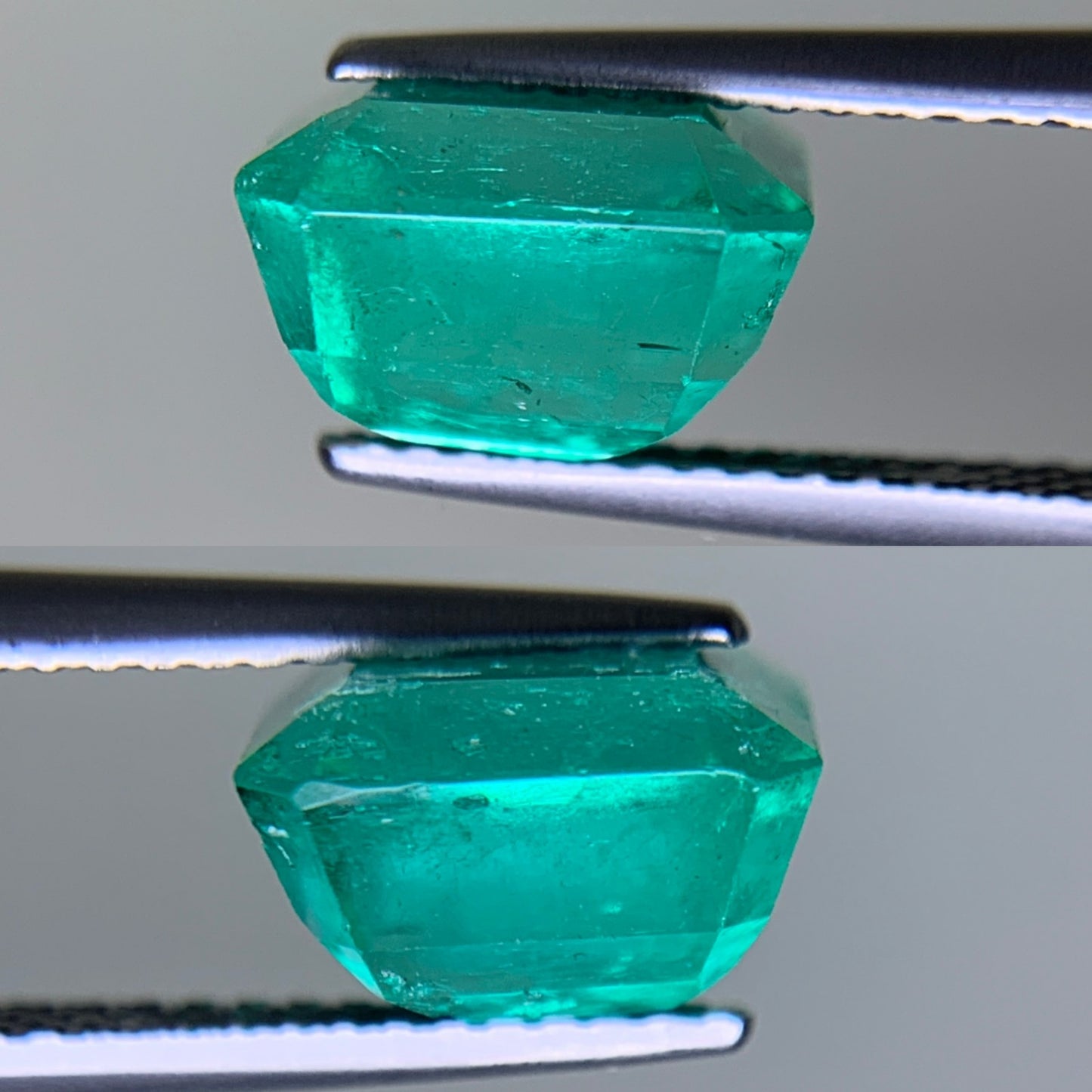 エメラルド 天然 3.858ct 中央宝石鑑別書付き Colombia産 9.07㎜×8.92㎜×6.11㎜ ルース（ 裸石 ） 6344Y
