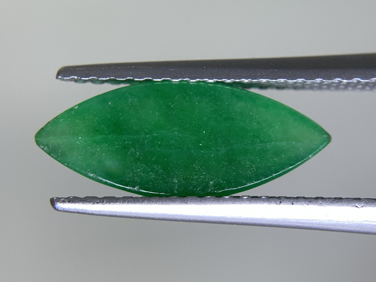 ヒスイ 翡翠  天然  1.977ct  宝石ソーティング付き  14.0㎜×5.8㎜×2.7㎜   ルース（ 裸石 ） 5282Y