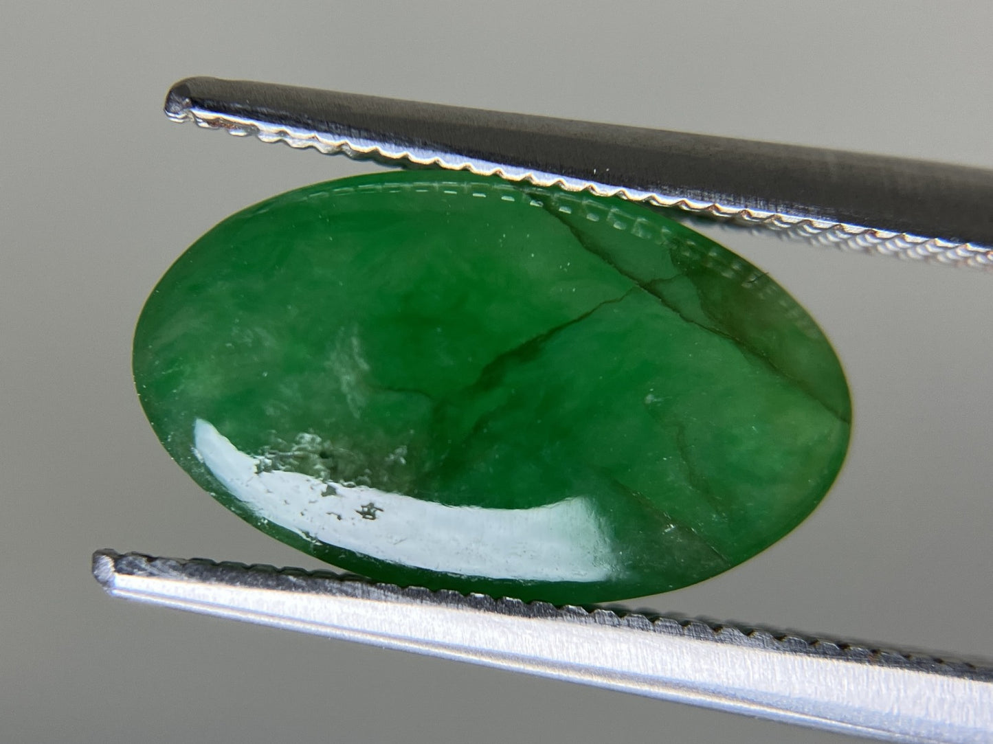 ヒスイ 翡翠 天然 5.177ct 宝石ソーティング付き 14.1㎜×8.2㎜×4.9㎜ ルース（ 裸石 ） 5659YY