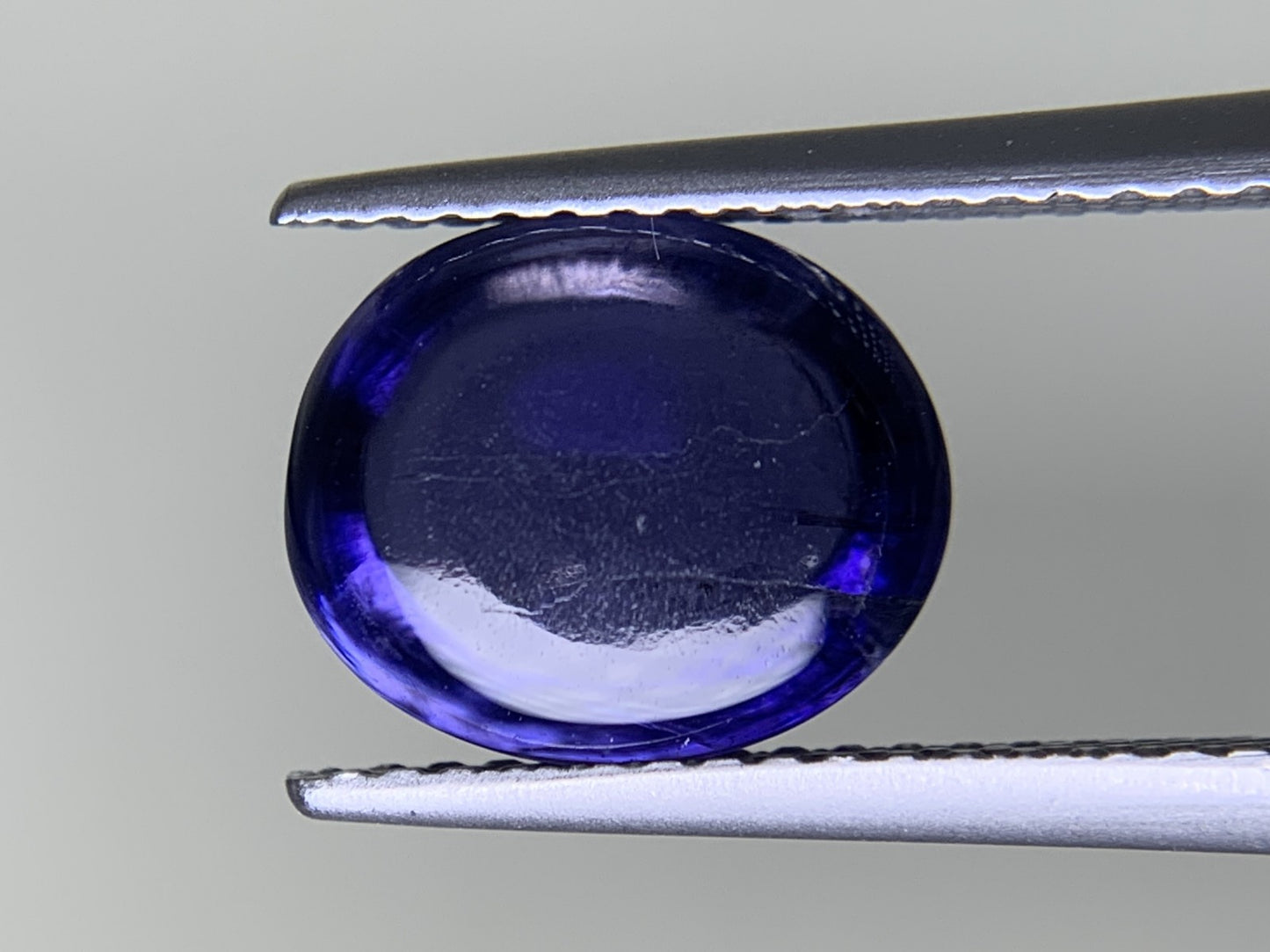 アイオライト 天然 3.104ct 宝石ソーティング付き 9.8㎜×8.0㎜×5.3㎜ ルース（ 裸石 ） 6523Y