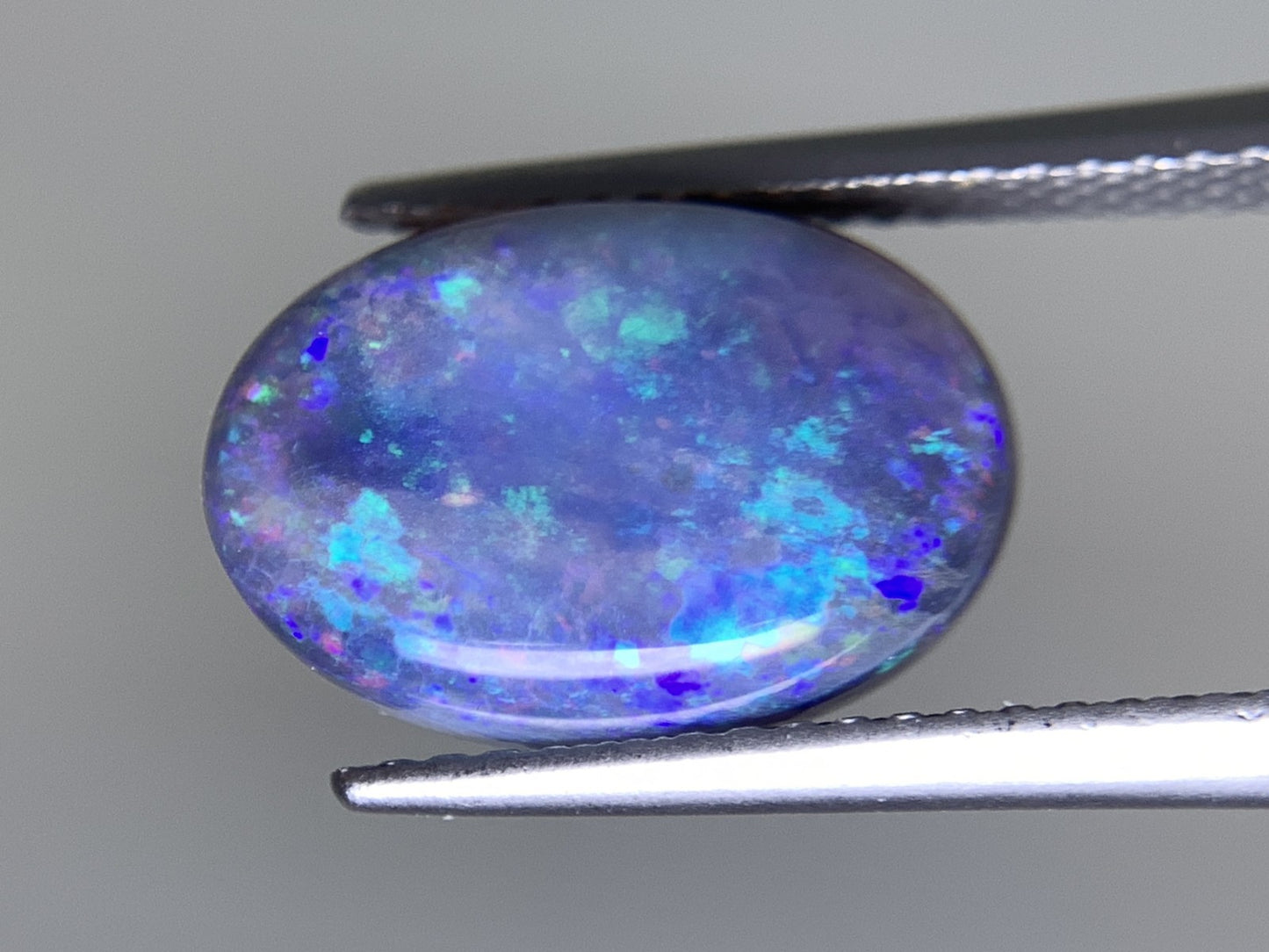 ブラックオパール 天然  3.264ct  宝石ソーティング付き  13.0㎜×9.1㎜×3.7㎜  ルース（ 裸石 ）  5518Y