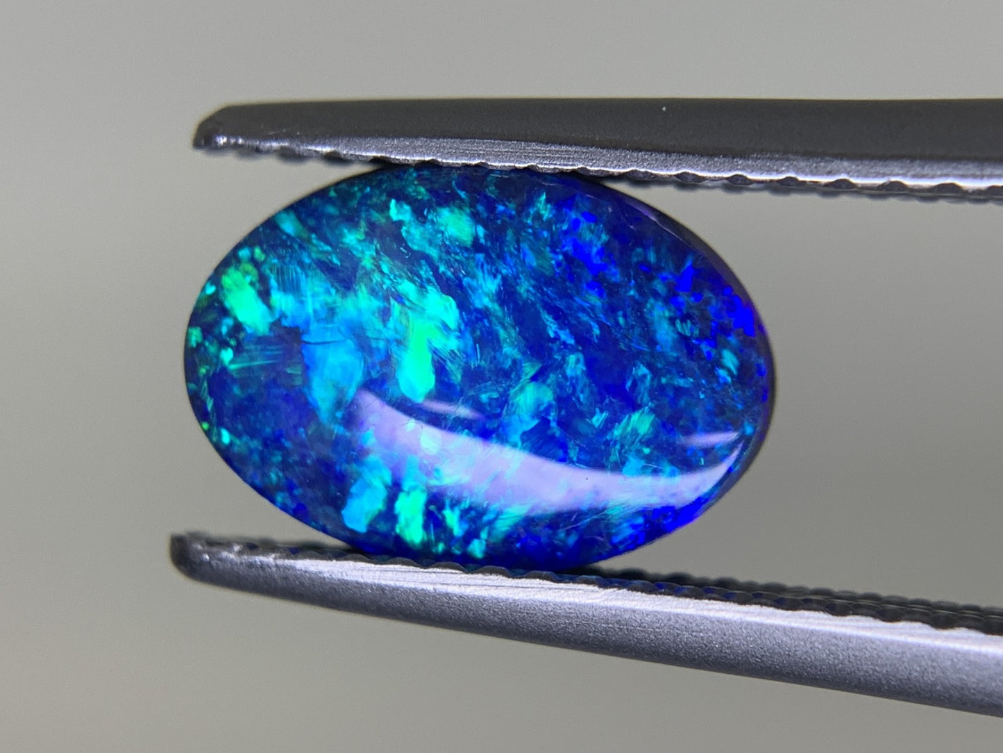 ボルダーオパール 2.608ct  宝石ソーティング付き  10.6㎜×7.2㎜×4.3㎜  ルース（ 裸石 ） 4100Y