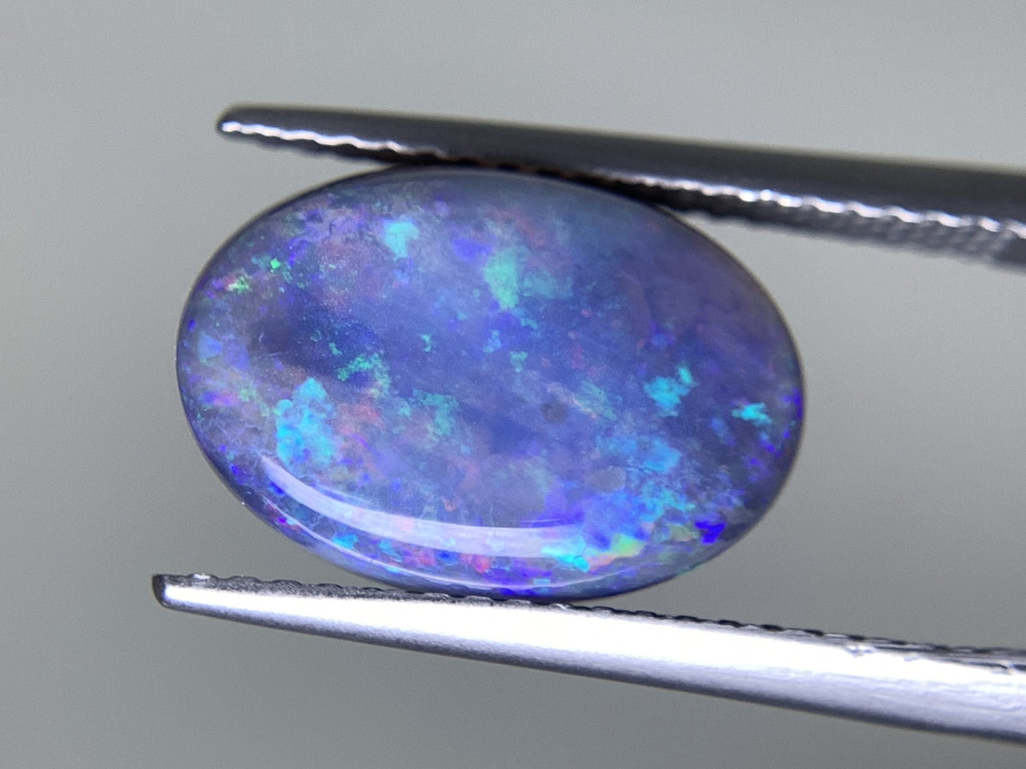 ブラックオパール 天然  3.264ct  宝石ソーティング付き  13.0㎜×9.1㎜×3.7㎜  ルース（ 裸石 ）  5518Y