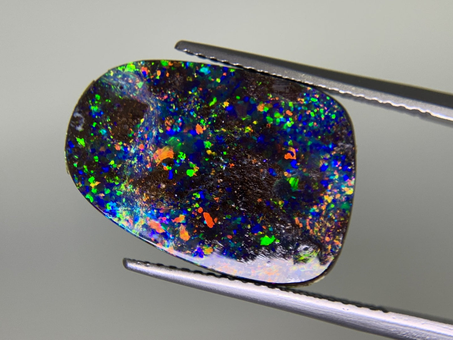 ボルダーオパール 9.557ct 宝石ソーティング付き  19.4㎜×13.3㎜×4.0㎜  ルース（ 裸石 ） 3276Y