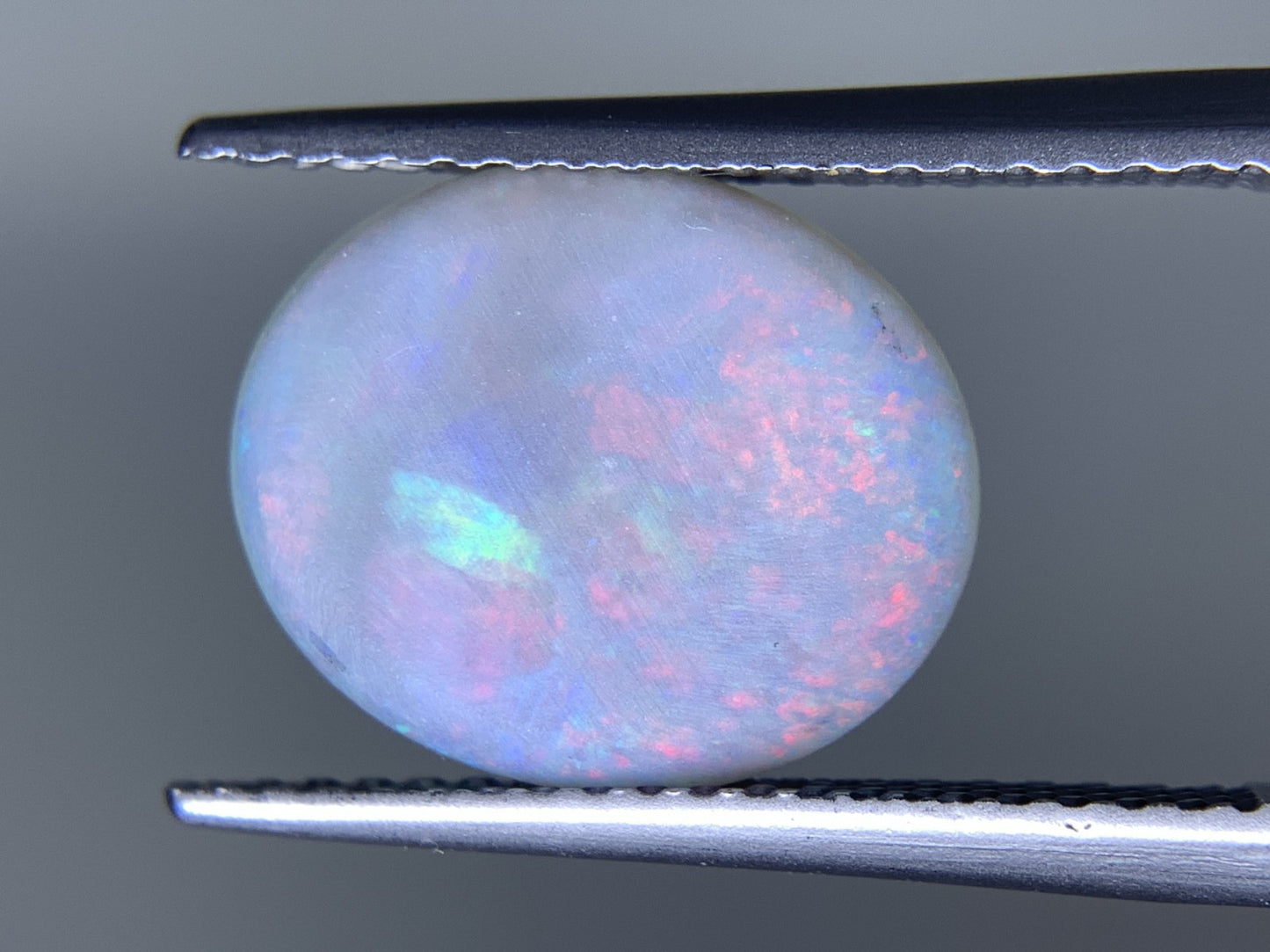 ブラックオパール 天然 2.083ct 宝石ソーティング付き 11.9㎜×10.0㎜×2.6㎜ ルース（ 裸石 ） 5570Y