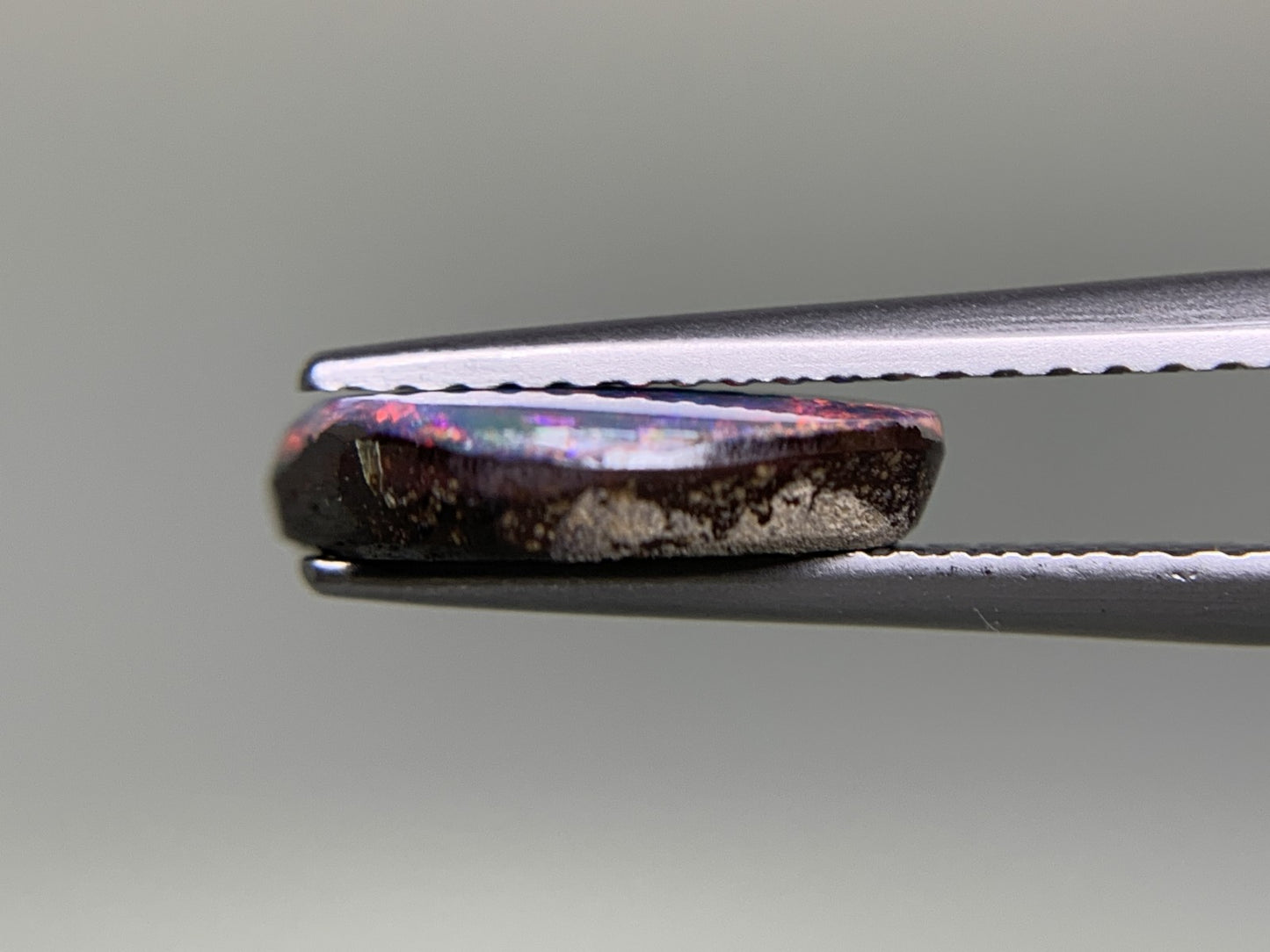 ボルダーオパール 2.413ct 宝石ソーティング付き  11.5㎜×8.2㎜×2.8㎜  ルース（ 裸石 ） 3273Y