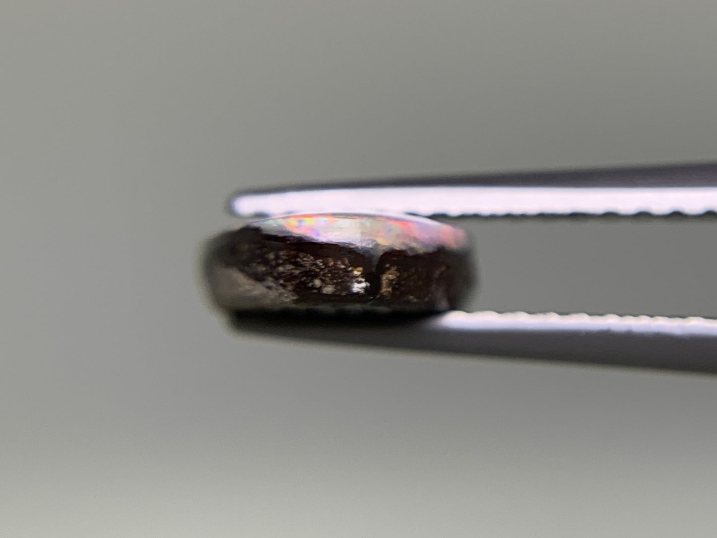 ボルダーオパール 2.413ct 宝石ソーティング付き  11.5㎜×8.2㎜×2.8㎜  ルース（ 裸石 ） 3273Y