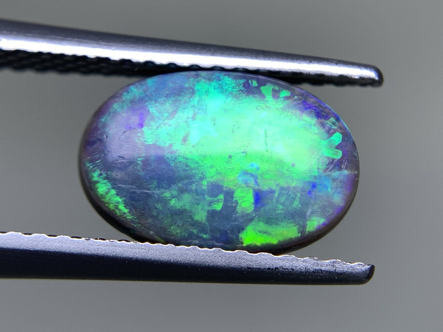 ブラックオパール 天然 1.414ct 宝石ソーティング付き 10.4㎜×7.1㎜×2.7㎜ ルース（ 裸石 ） 5521Y
