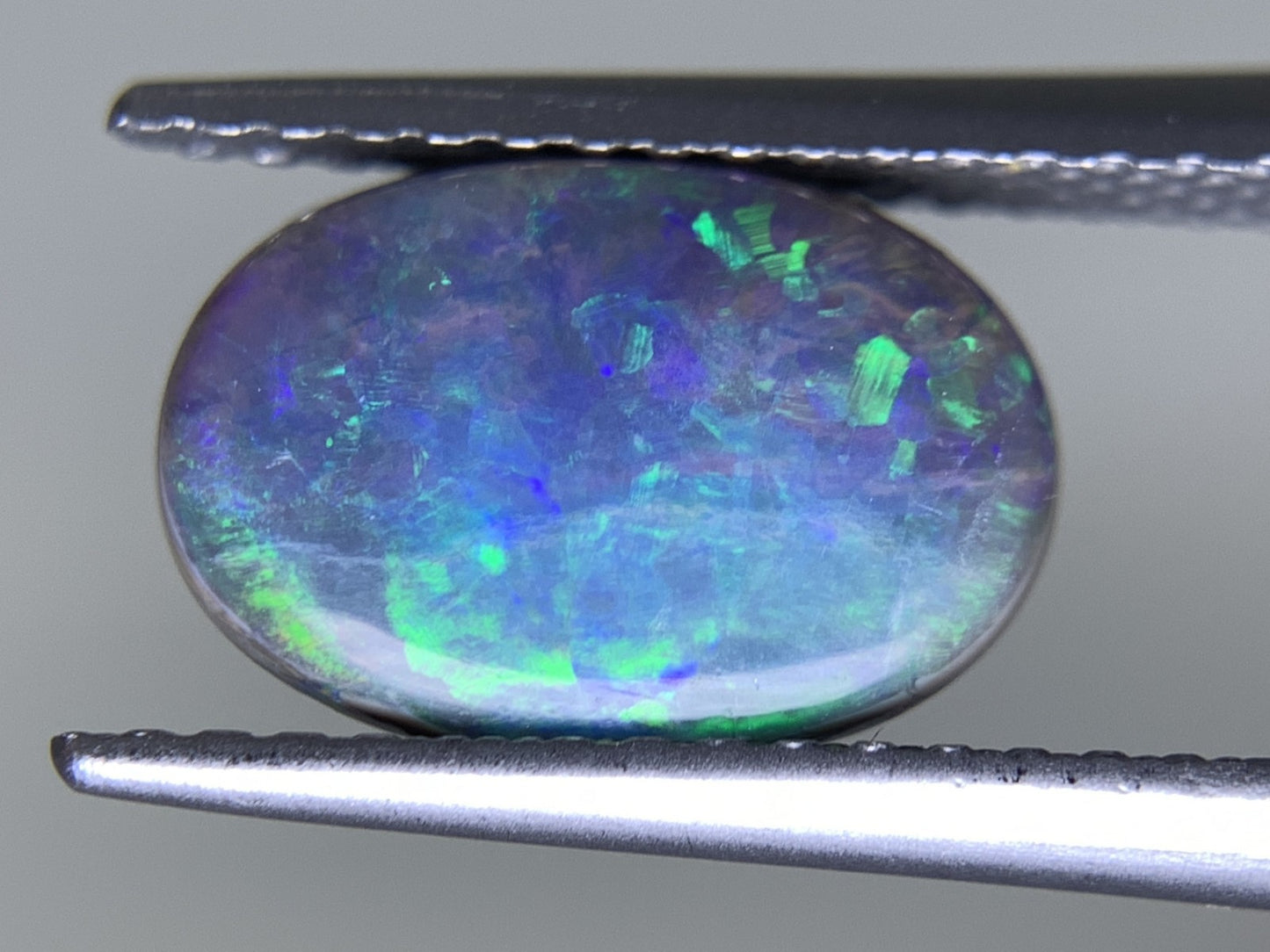 ブラックオパール 天然 1.414ct 宝石ソーティング付き 10.4㎜×7.1㎜×2.7㎜ ルース（ 裸石 ） 5521Y