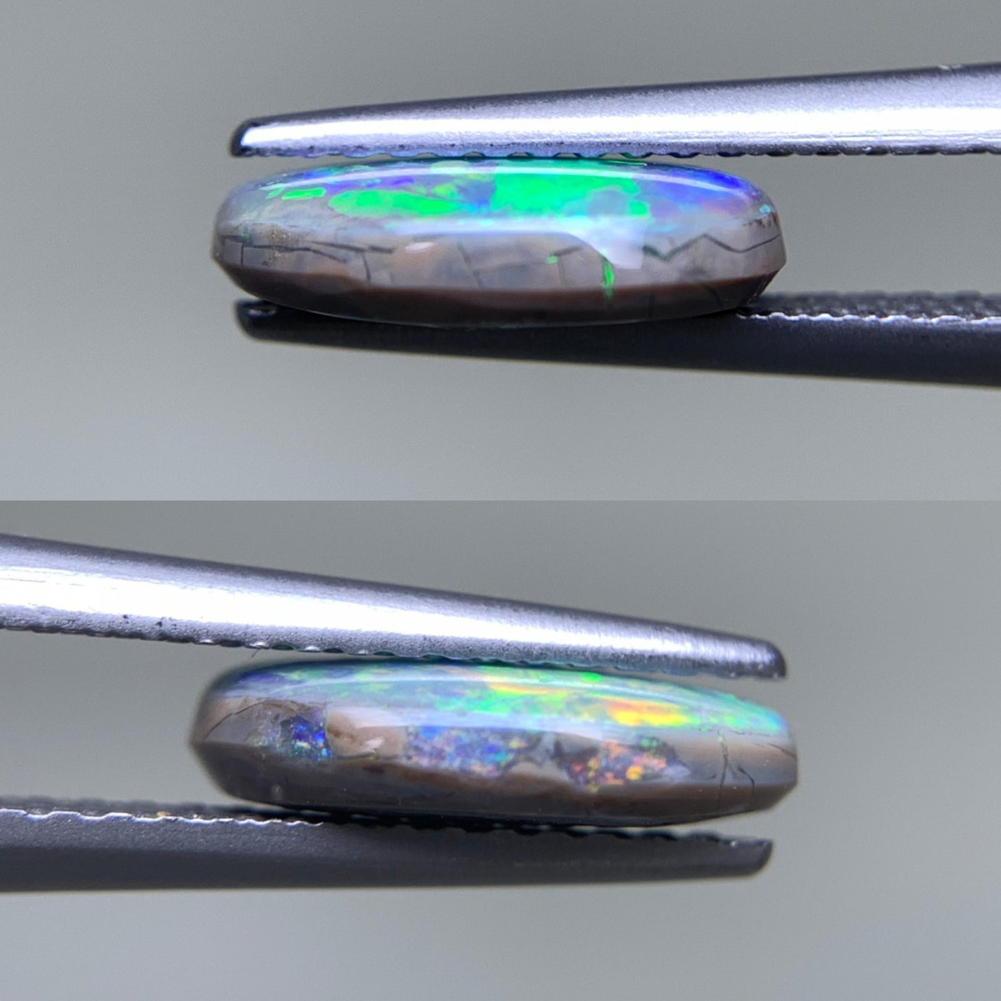 ブラックオパール 天然 1.414ct 宝石ソーティング付き 10.4㎜×7.1㎜×2.7㎜ ルース（ 裸石 ） 5521Y