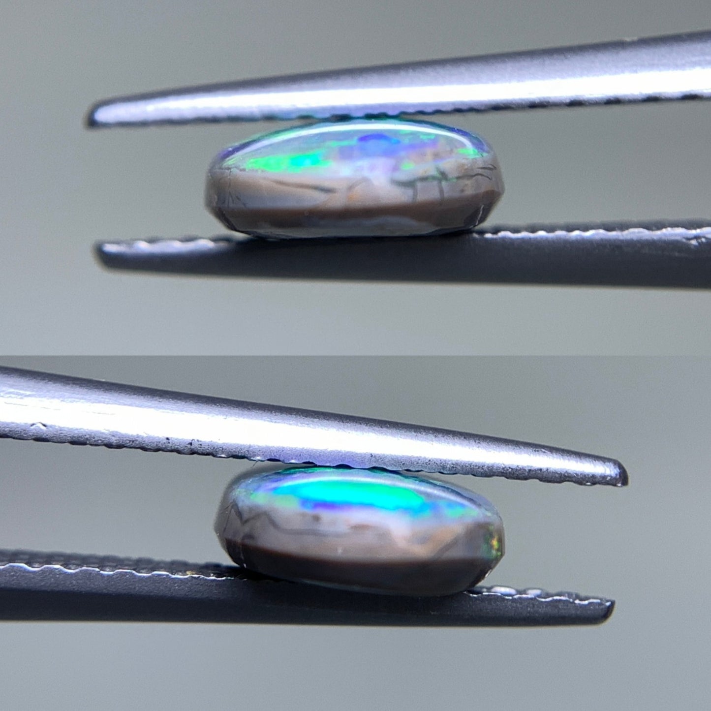 ブラックオパール 天然 1.414ct 宝石ソーティング付き 10.4㎜×7.1㎜×2.7㎜ ルース（ 裸石 ） 5521Y
