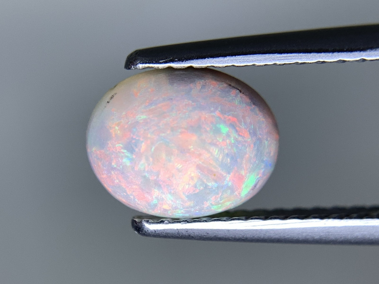ブラックオパール 天然 1.576ct 宝石ソーティング付き 8.4㎜×6.6㎜×4.7㎜ ルース（ 裸石 ） 7218Y