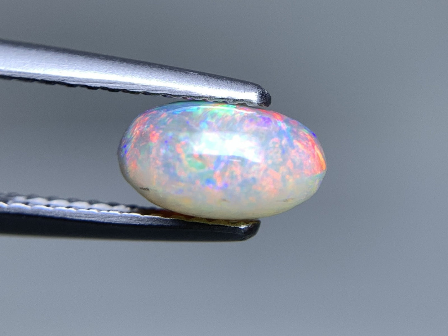 ブラックオパール 天然 1.576ct 宝石ソーティング付き 8.4㎜×6.6㎜×4.7㎜ ルース（ 裸石 ） 7218Y
