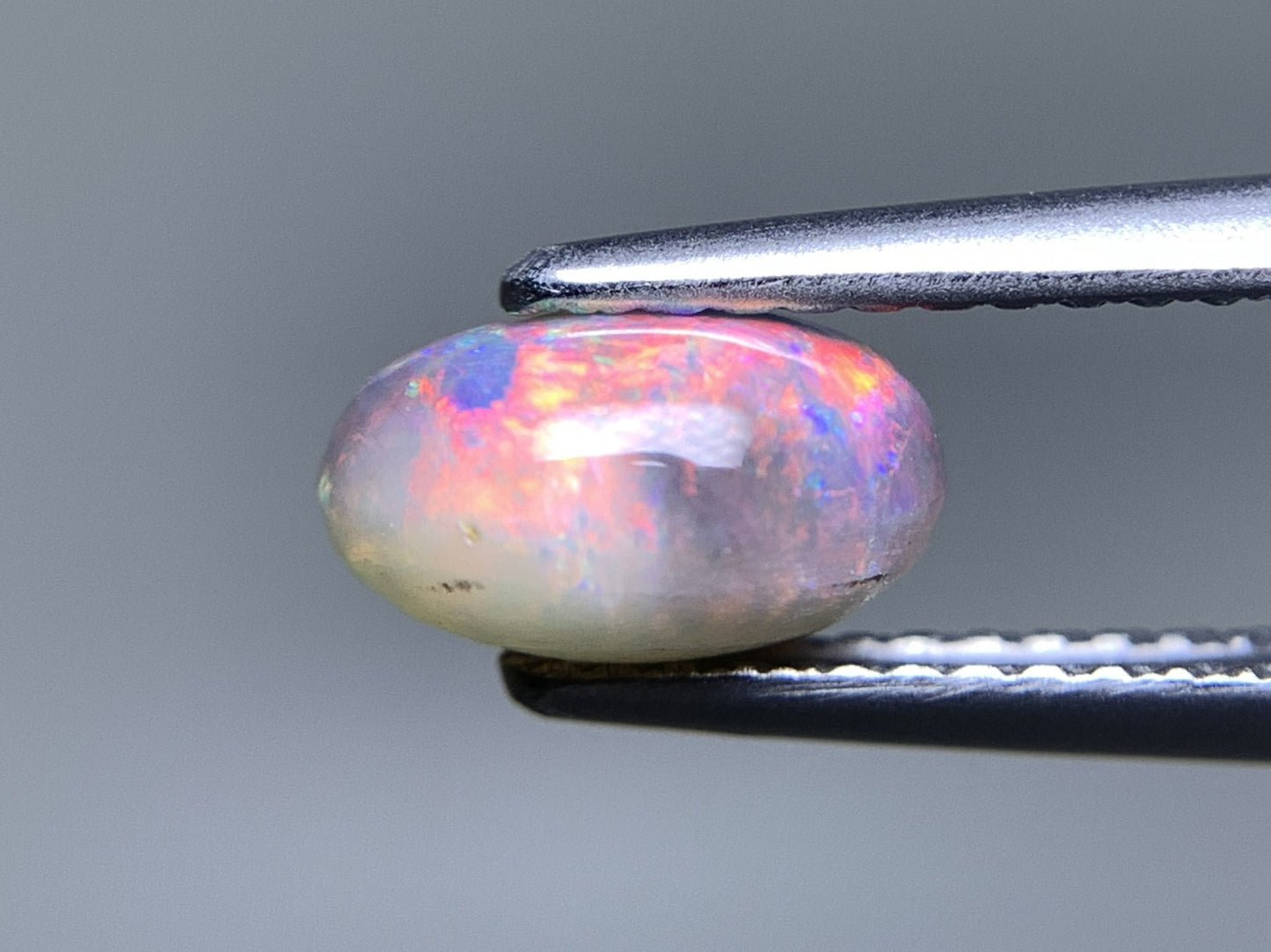 ブラックオパール 天然 1.576ct 宝石ソーティング付き 8.4㎜×6.6㎜×4.7㎜ ルース（ 裸石 ） 7218Y