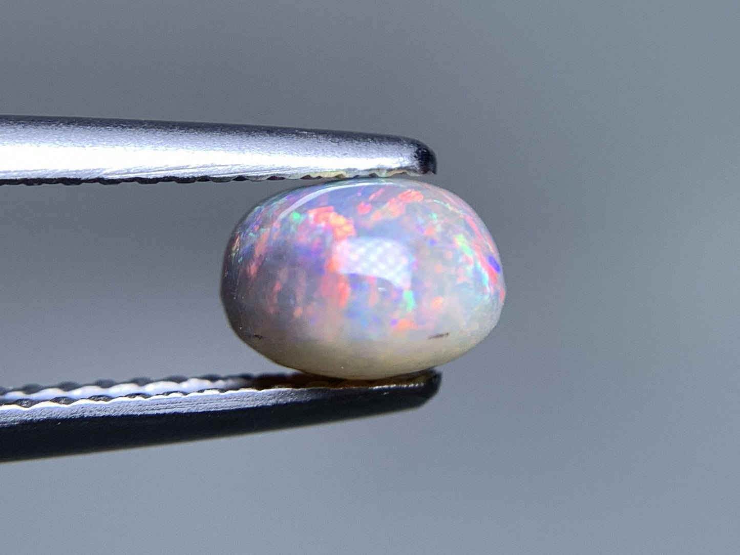 ブラックオパール 天然 1.576ct 宝石ソーティング付き 8.4㎜×6.6㎜×4.7㎜ ルース（ 裸石 ） 7218Y
