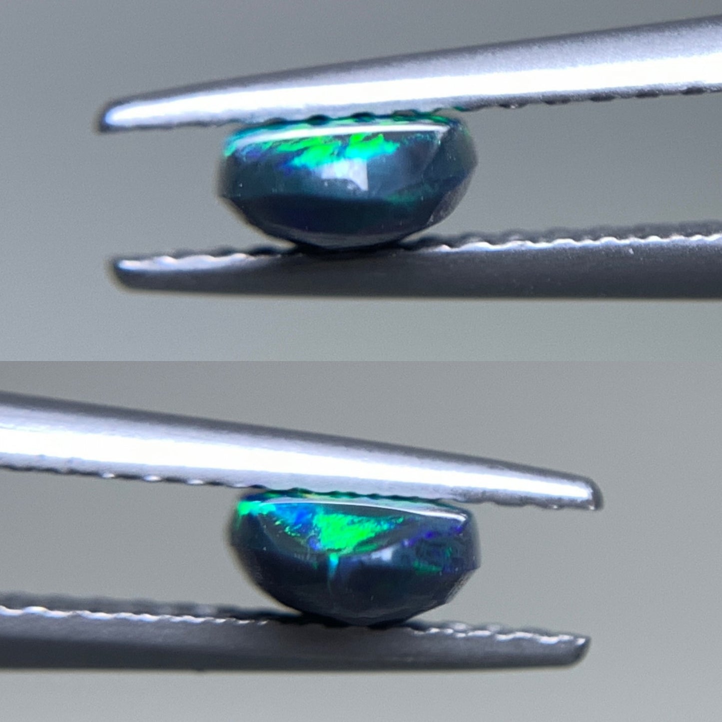 ブラックオパール 天然  0.773ct  宝石ソーティング付き  9.6㎜×5.2㎜×2.5㎜ ルース（ 裸石 ）  5527Y