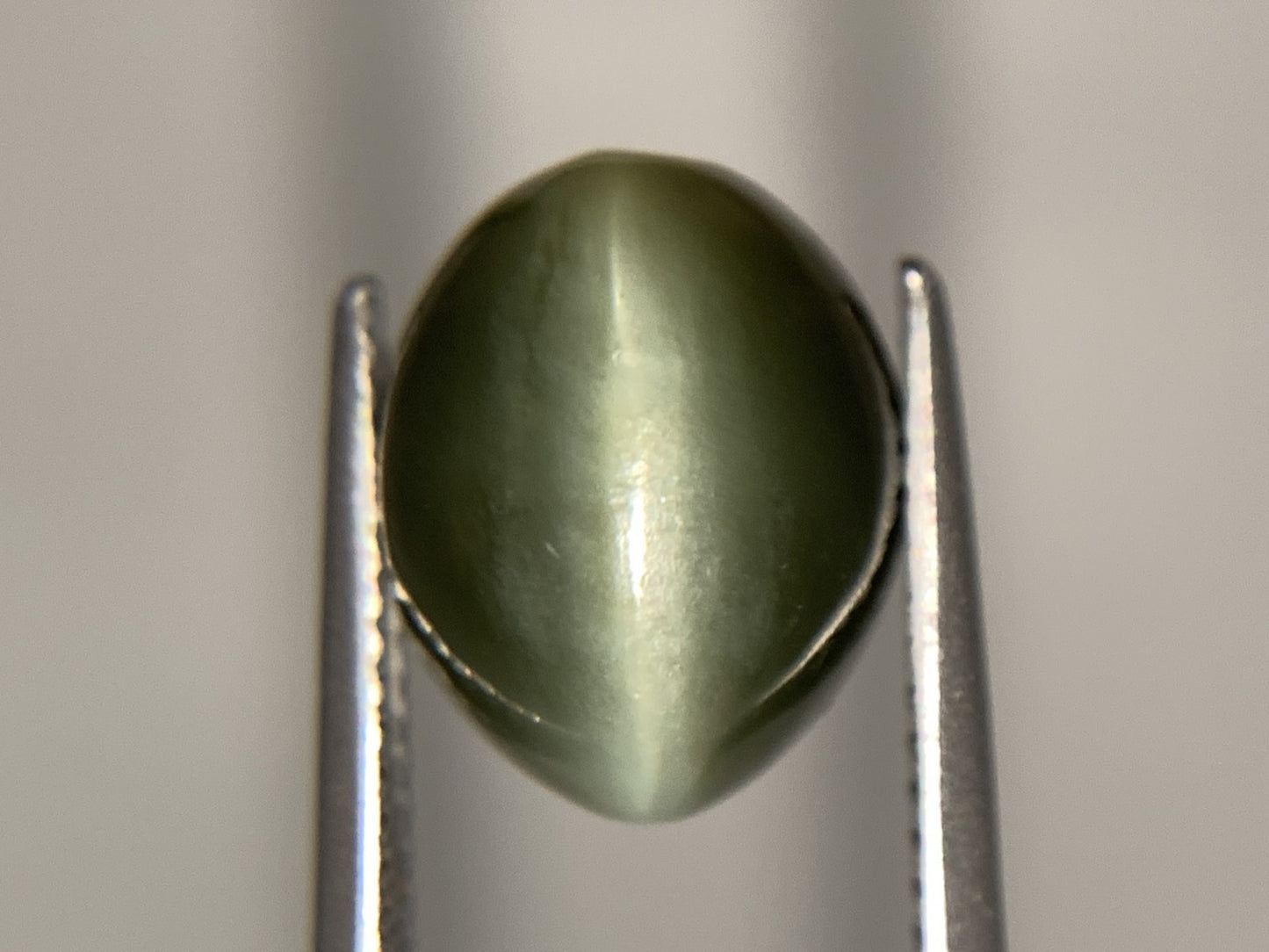 ネフライトキャッツアイ 天然 8.364ct 宝石ソーティング付き 12.7㎜×10.1㎜×7.6㎜ ルース（ 裸石 ） 7318Y