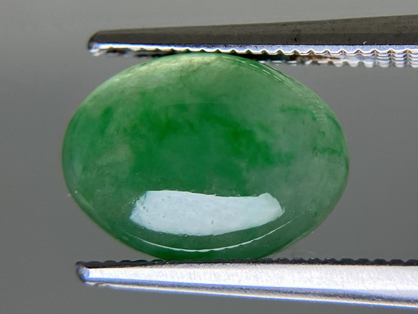 ヒスイ 翡翠  天然  3.499ct  宝石ソーティング付き  11.2㎜×8.2㎜×3.9㎜   ルース（ 裸石 ） 5898YY