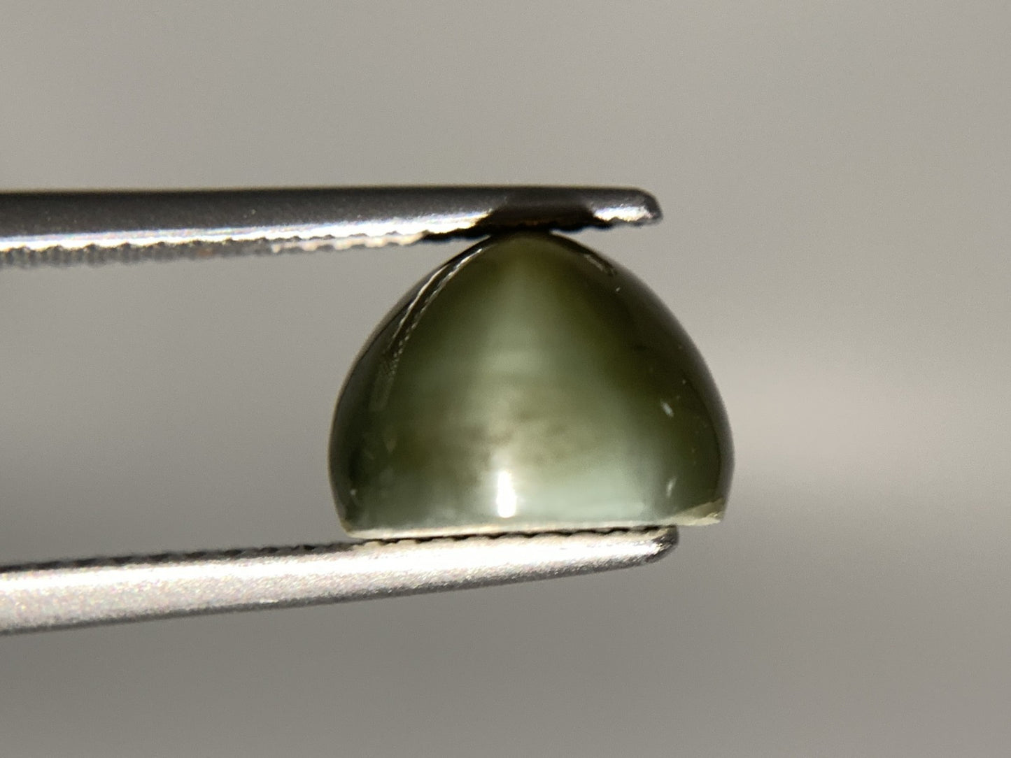 ネフライトキャッツアイ 天然 8.364ct 宝石ソーティング付き 12.7㎜×10.1㎜×7.6㎜ ルース（ 裸石 ） 7318Y