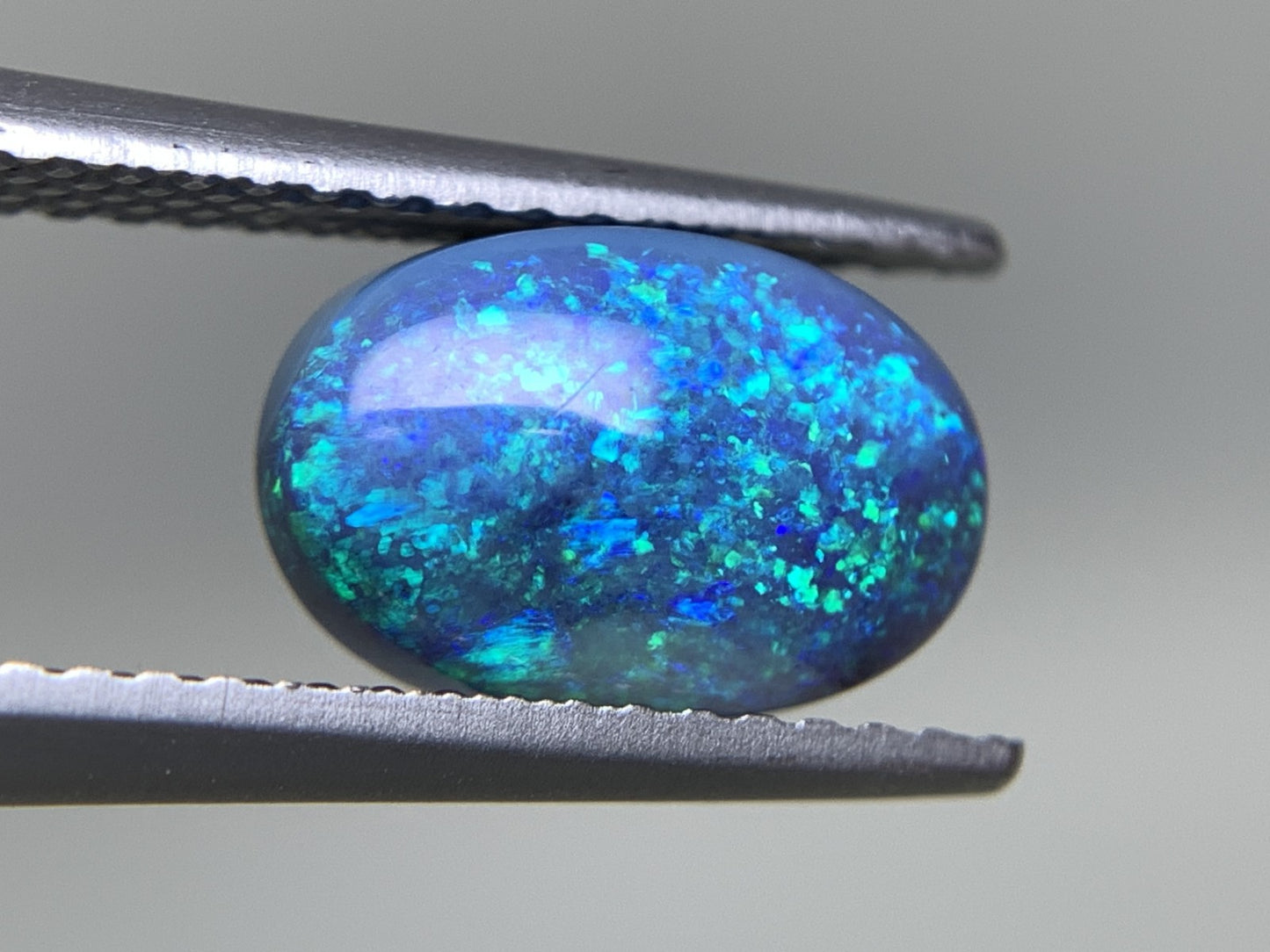 ブラックオパール  天然  1.842ct  中央宝石ソーティング付き  10.0㎜×6.8㎜×4.4㎜   ルース（ 裸石 ） 5477Y