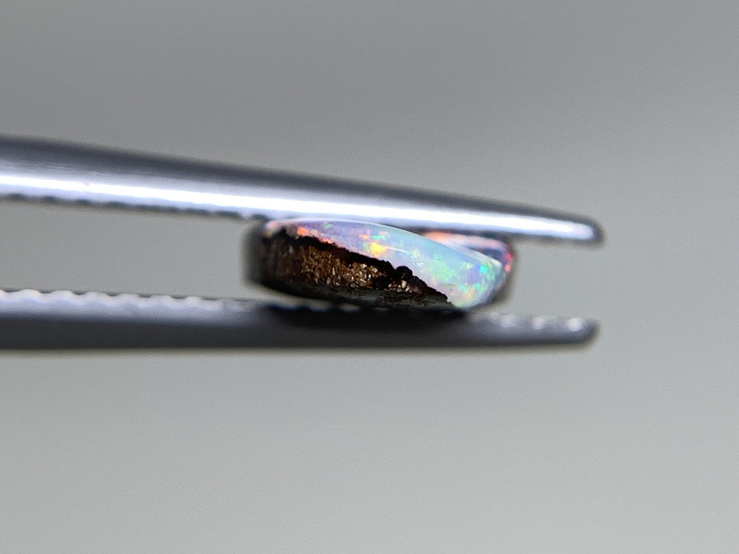 ボルダーオパール 1.706ct  宝石ソーティング付き  13.1㎜×7.5㎜×2.1㎜  天然 ルース（ 裸石 ） 4725Y