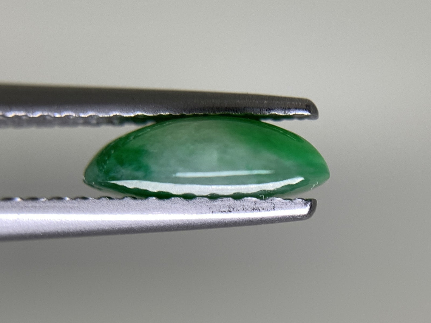 ヒスイ 翡翠  天然  1.304ct  宝石ソーティング付き  8.9㎜×5.7㎜×2.8㎜   ルース（ 裸石 ） 5439Y