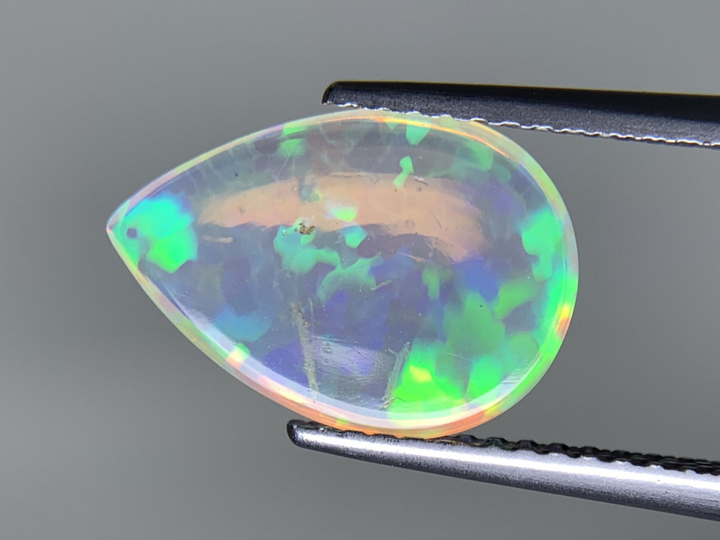 ハニカムオパール 1.521ct  宝石ソーティング付き  12.6㎜×9.0㎜×2.6㎜  天然 ルース（ 裸石 ） 4542Y