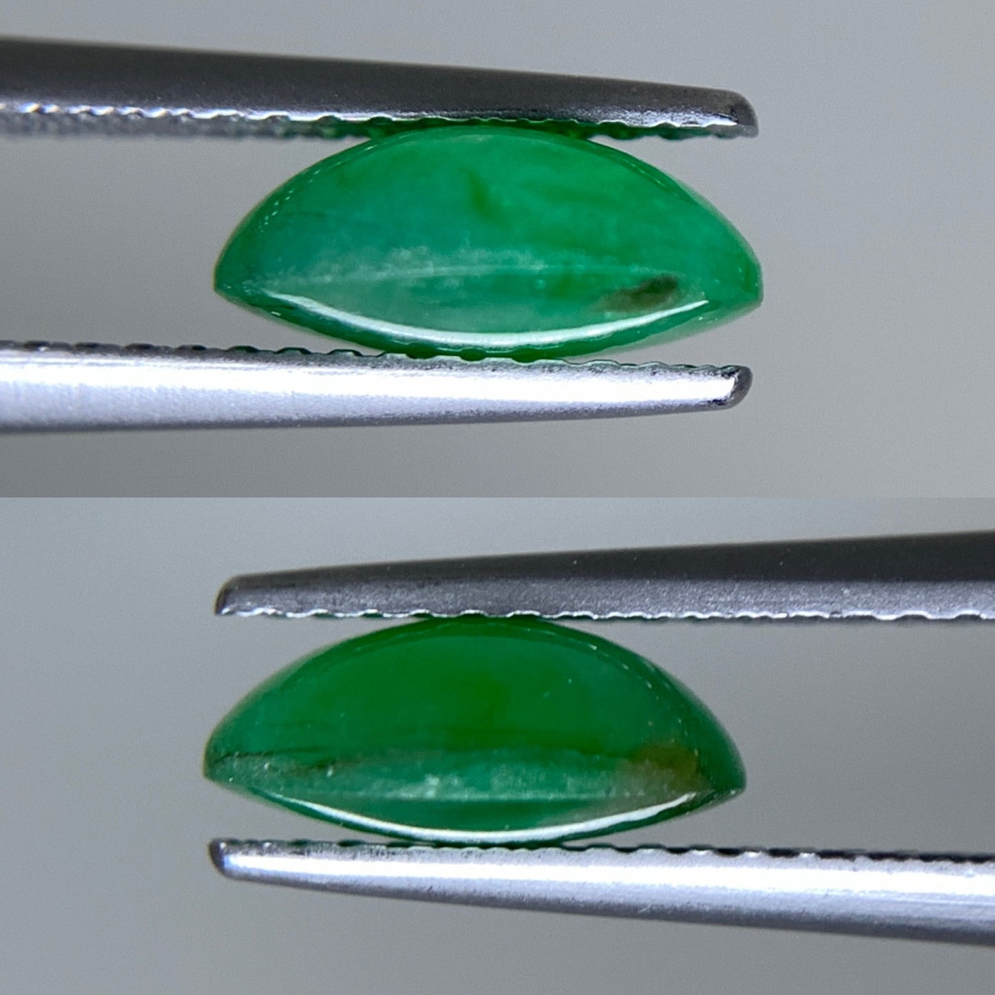 ヒスイ 翡翠  天然  2.107ct  宝石ソーティング付き  9.2㎜×6.9㎜×3.7㎜   ルース（ 裸石 ） 5307Y